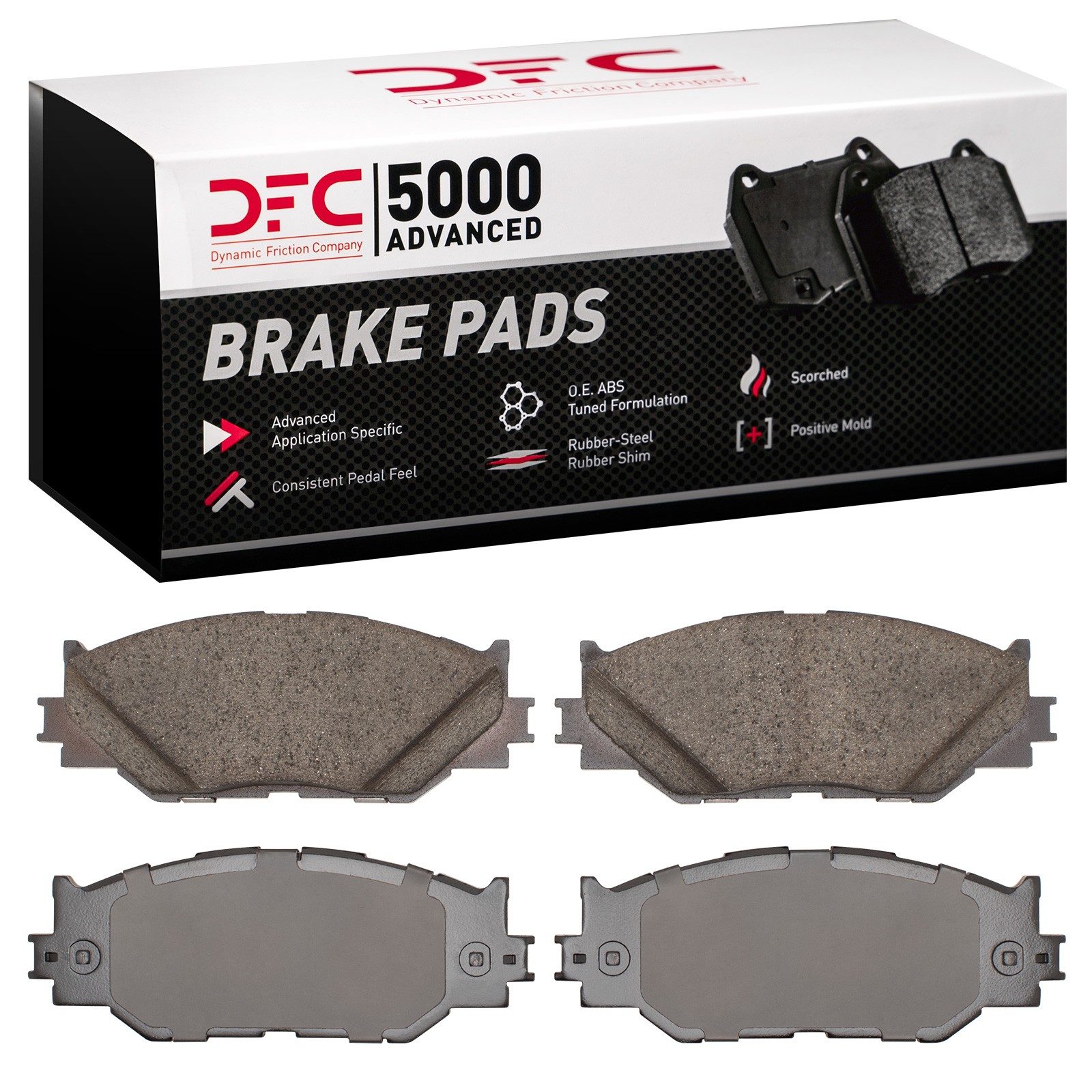 DFC 5000 Advanced Low-Metallic Brake Pads (4 Pads) — image 2