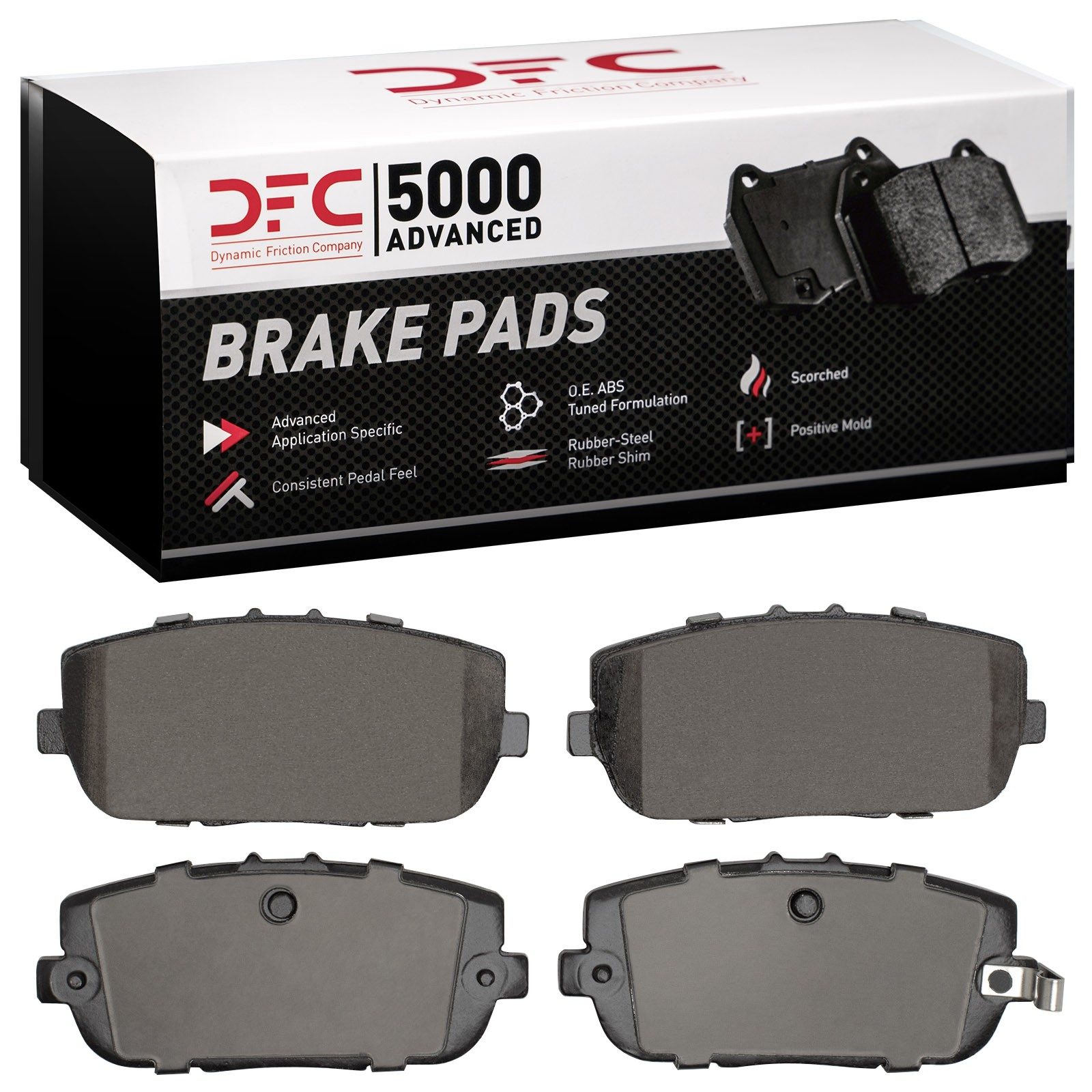 DFC 5000 Advanced Ceramic Brake Pads (4 Pads) — image 2