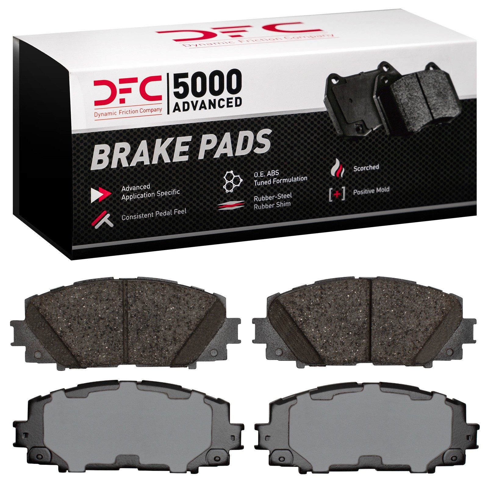 DFC 5000 Advanced Ceramic Brake Pads (4 Pads) — image 2