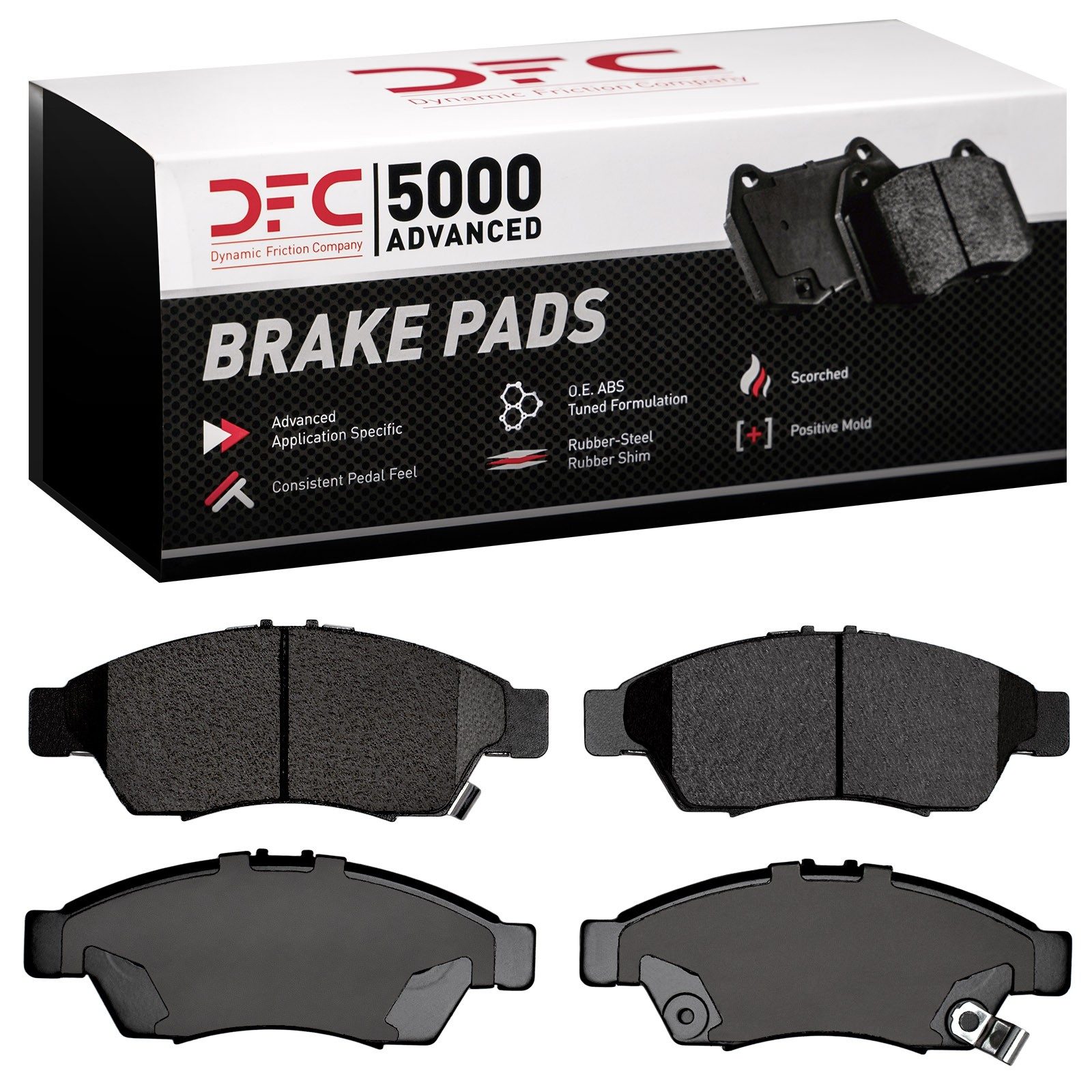 Dynamic Friction 5000 Advanced Brake Pads Without Hardware - 1551-1195-00 — image 2