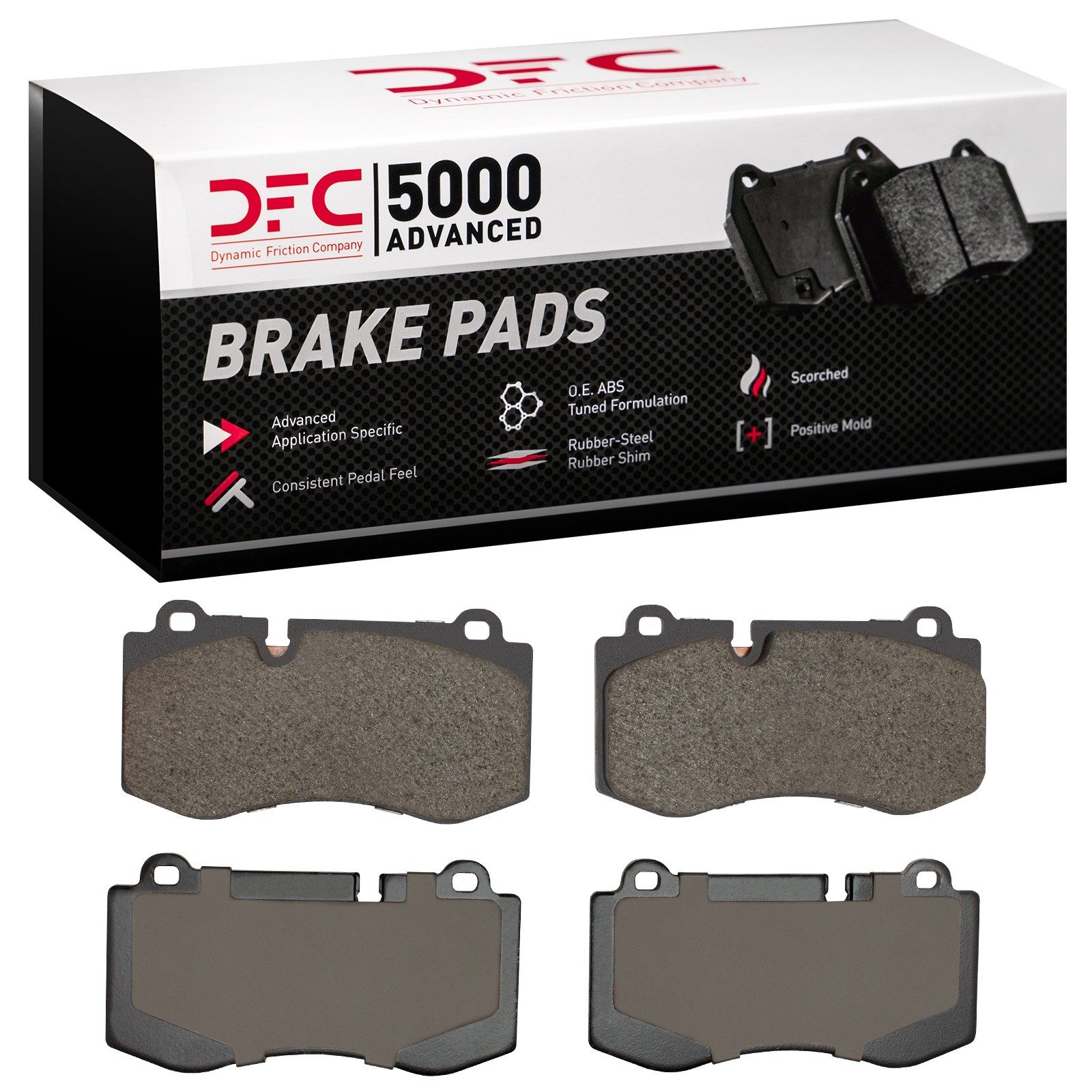 Dynamic Friction 5000 Advanced Brake Pads Without Hardware - 1551-1223-00 — image 3