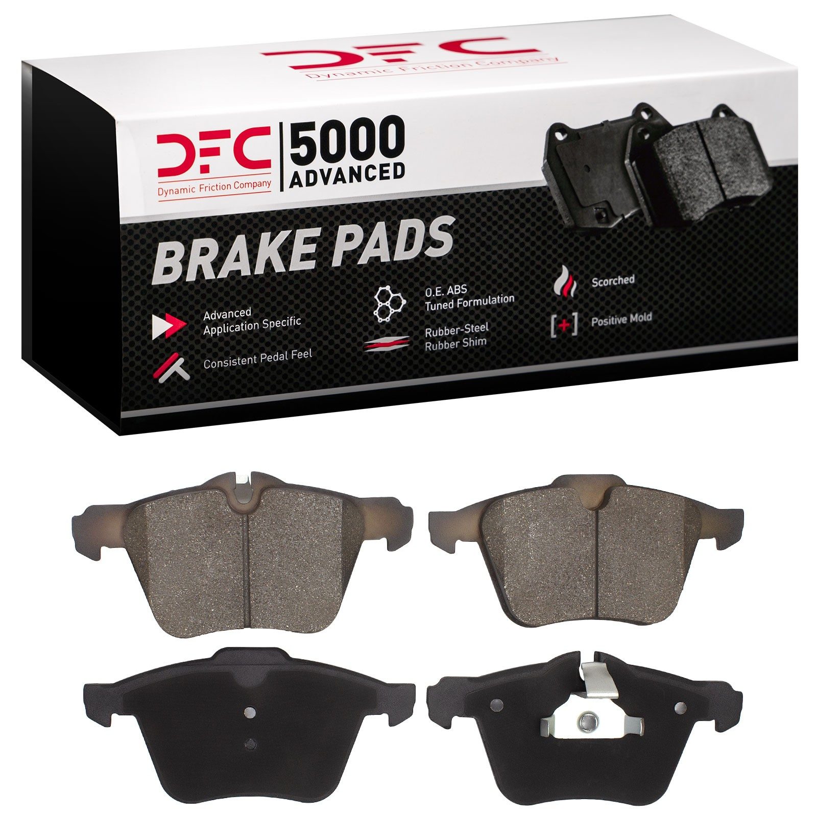Dynamic Friction 5000 Advanced Brake Pads Without Hardware - 1551-1240-00 — image 2