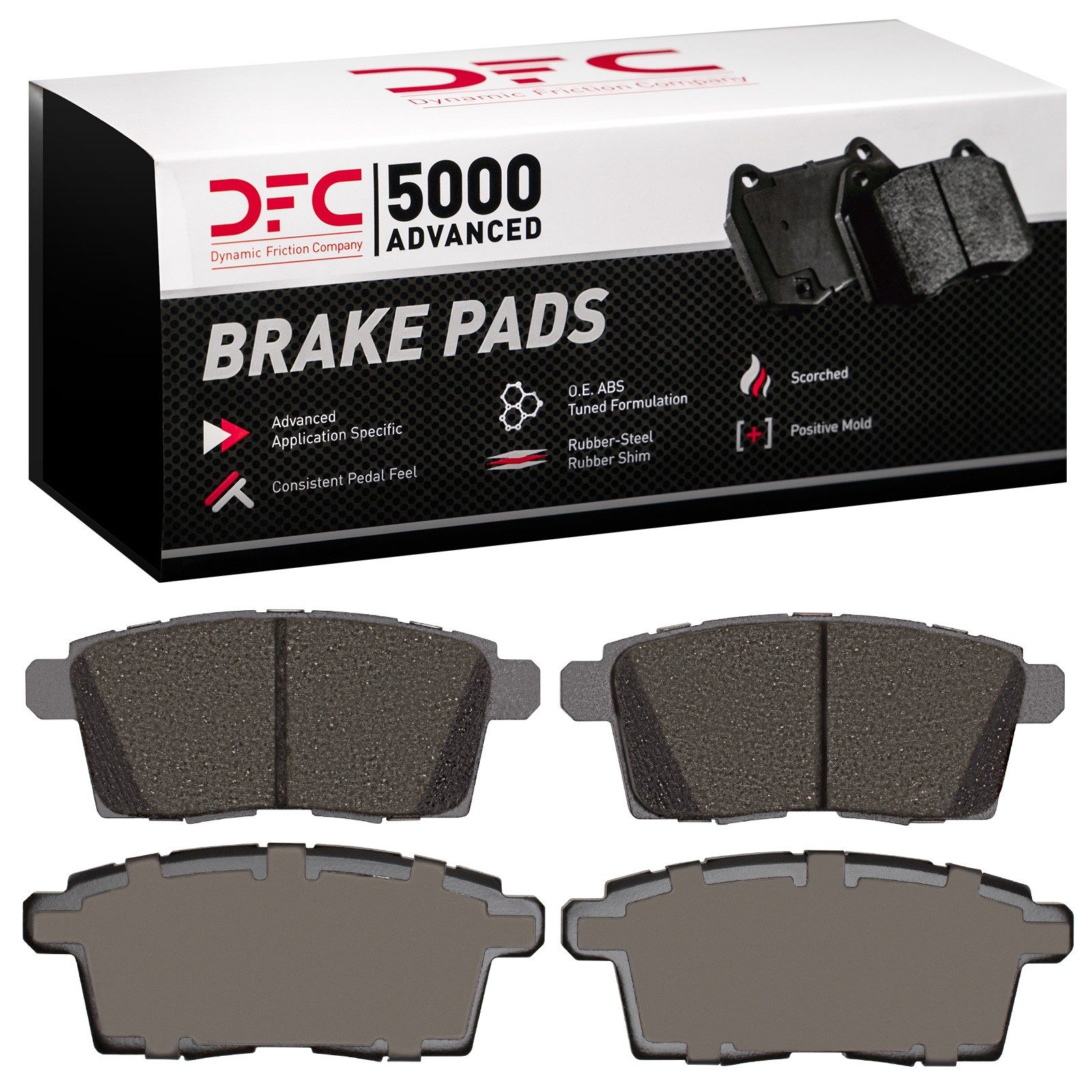 Dynamic Friction 5000 Advanced Brake Pads Without Hardware - 1551-1259-00 — image 2