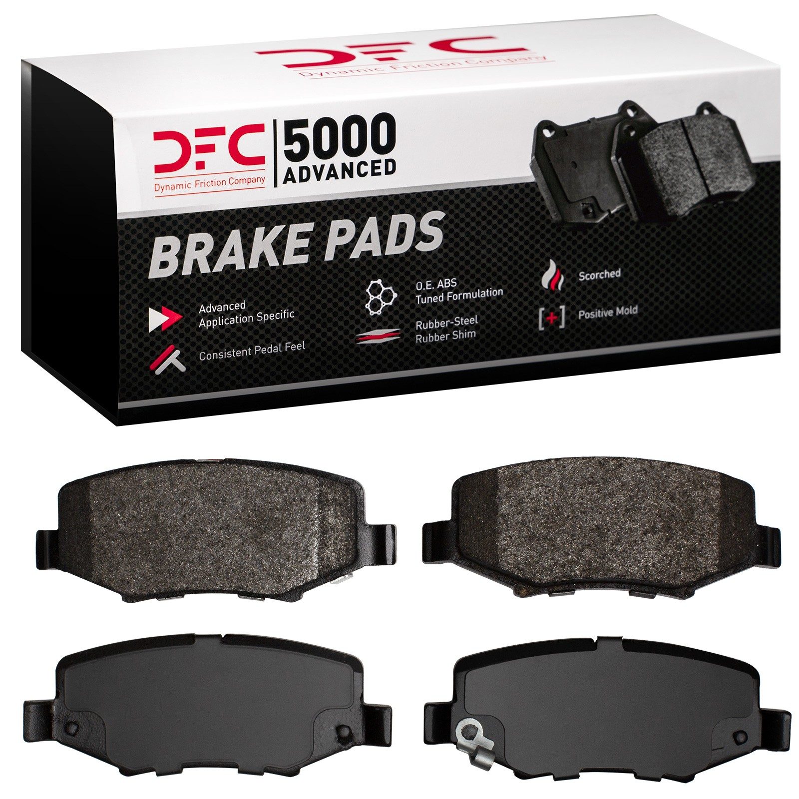Dynamic Friction 5000 Advanced Brake Pads Without Hardware - 1551-1274-00 — image 2