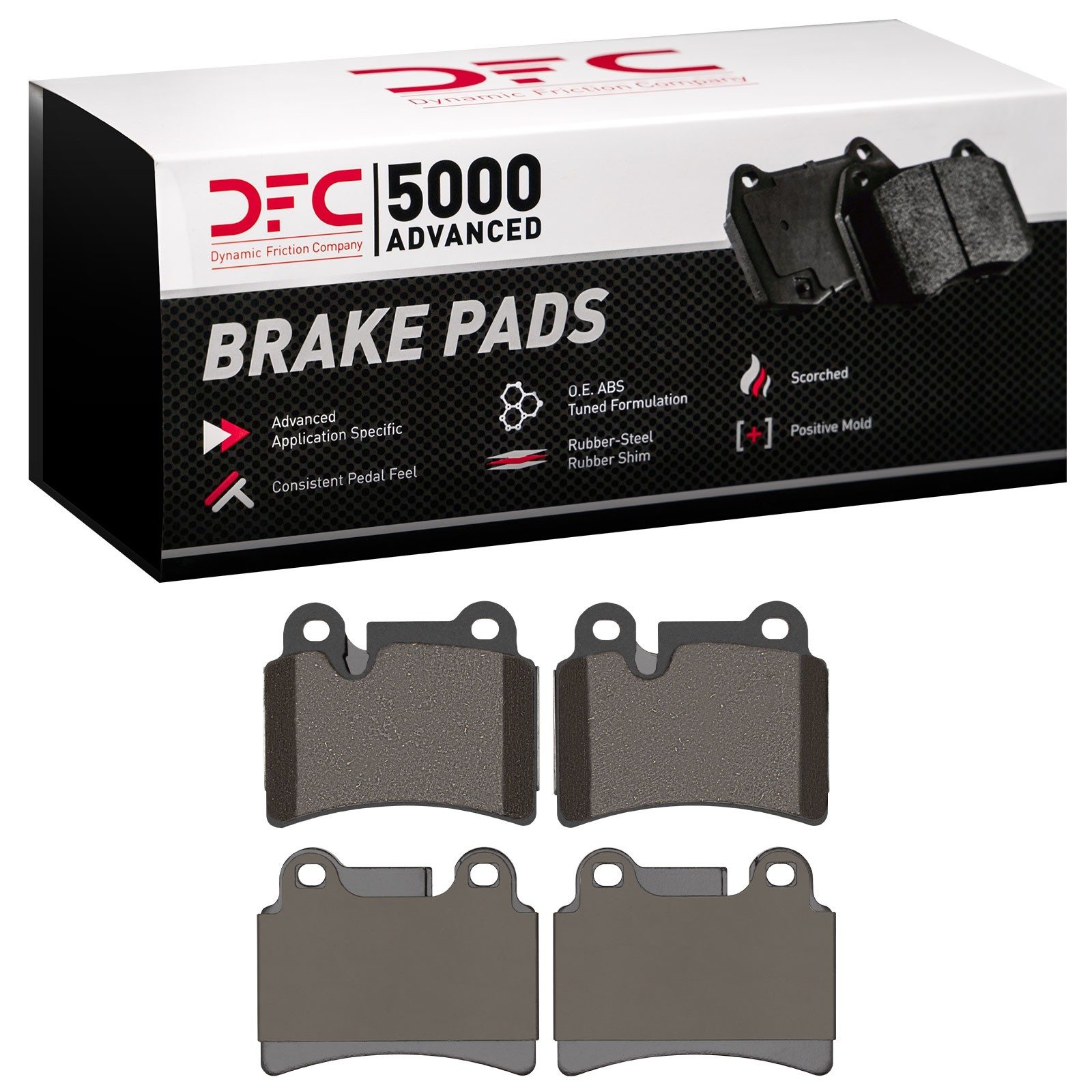 DFC 5000 Advanced Low-Metallic Brake Pads (4 Pads) — image 2