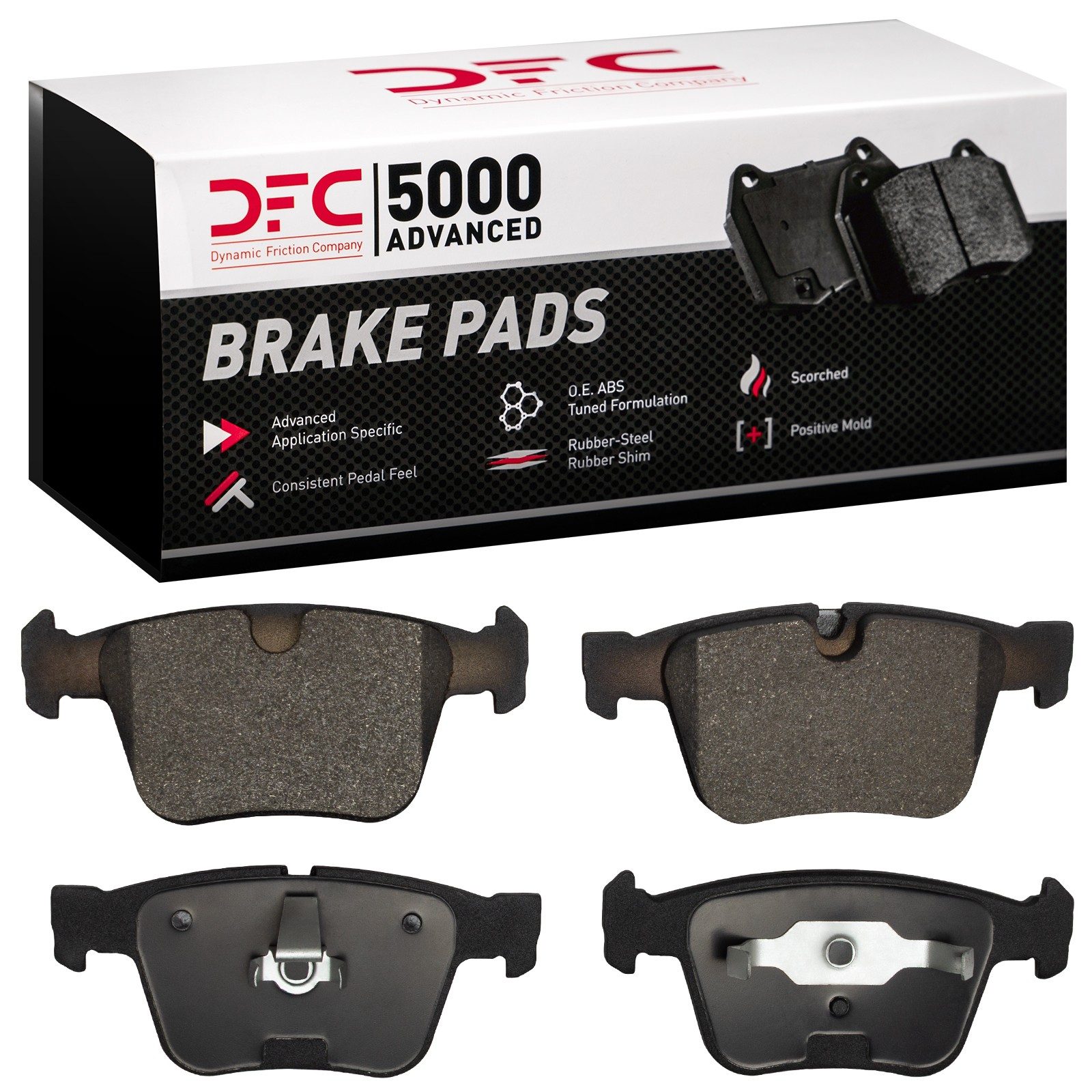 DFC 5000 Advanced Low-Metallic Brake Pads (4 Pads) — image 2