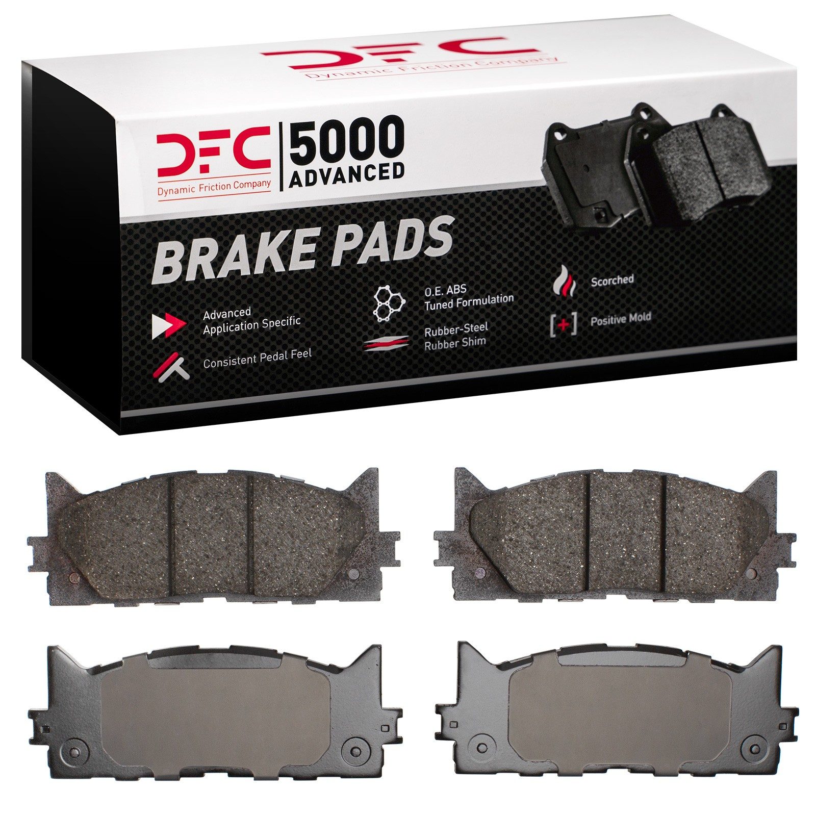 DFC 5000 Advanced Ceramic Brake Pads (4 Pads) — image 2