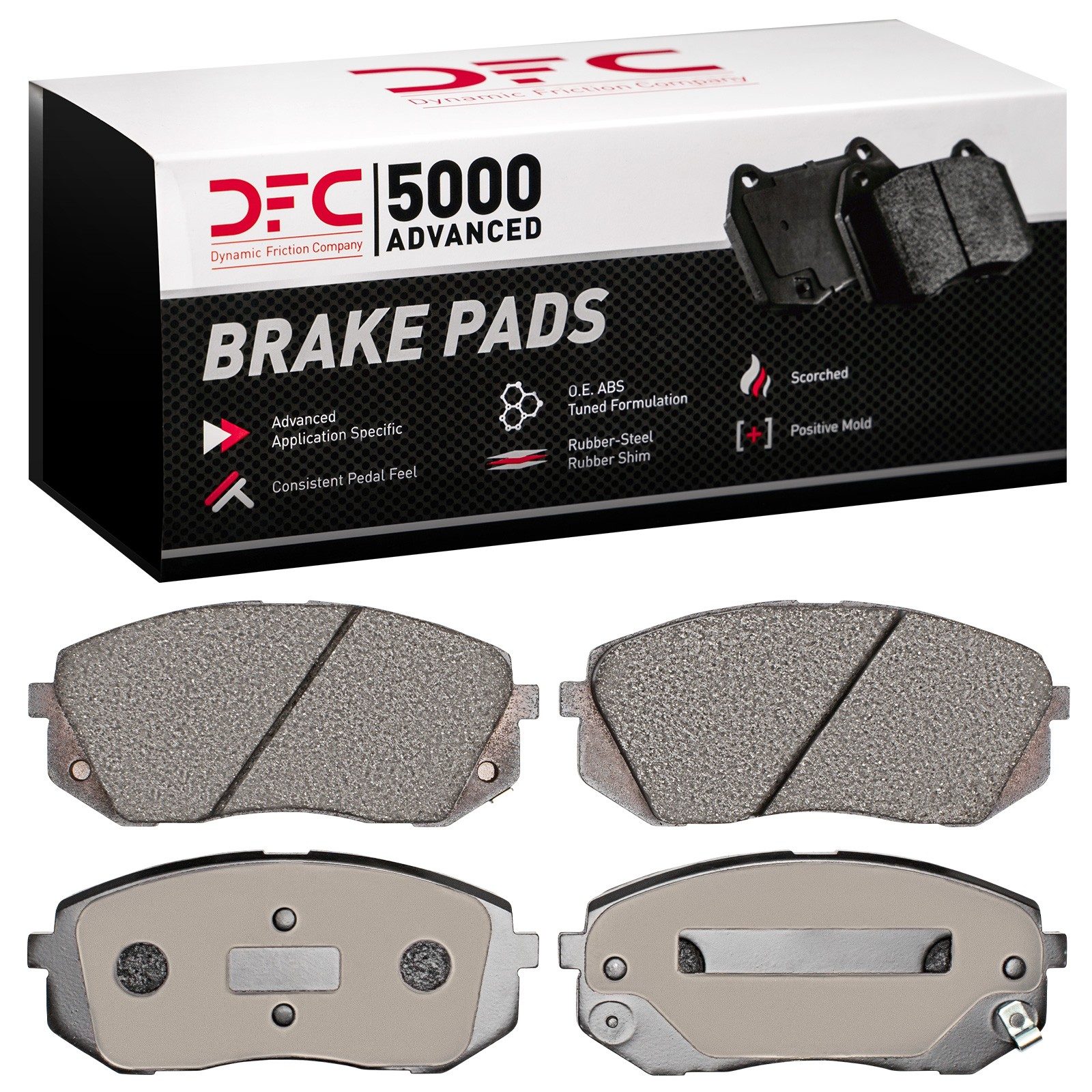 Dynamic Friction 5000 Advanced Brake Pads Without Hardware - 1551-1295-00 — image 2