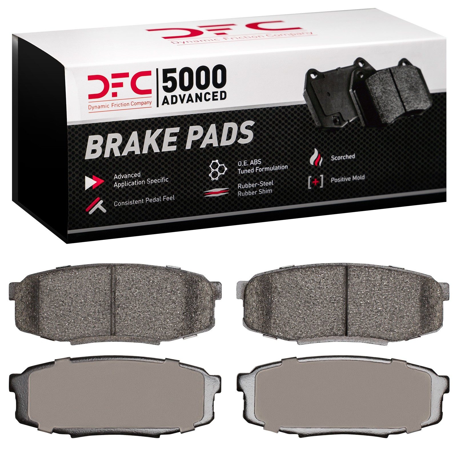 Dynamic Friction 5000 Advanced Brake Pads Without Hardware - 1551-1304-00 — image 2