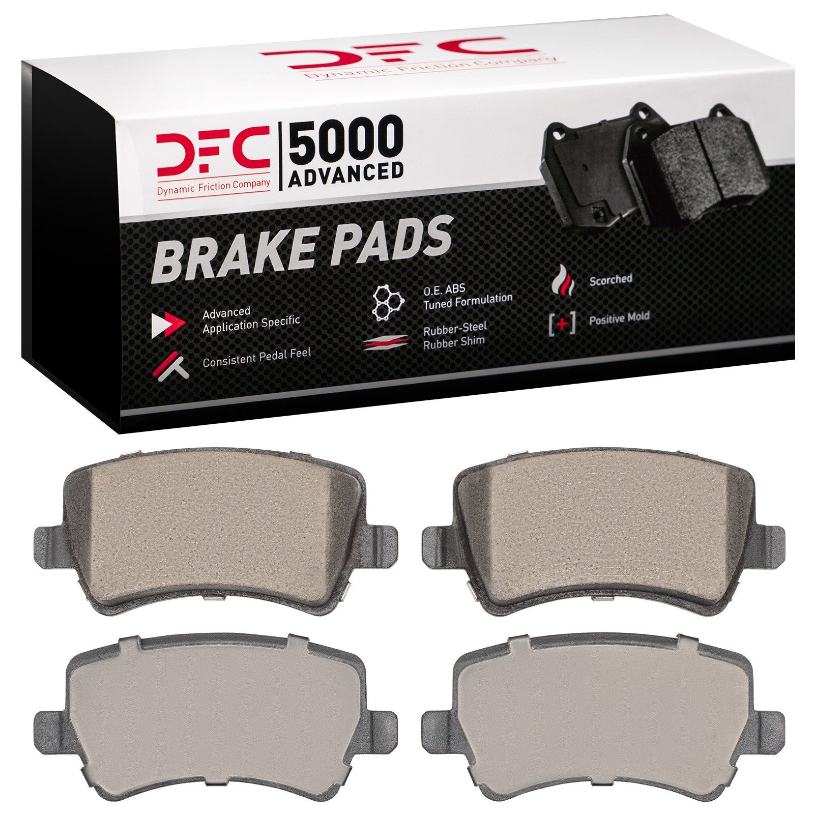 DFC 5000 Advanced Ceramic Brake Pads (4 Pads) — image 2