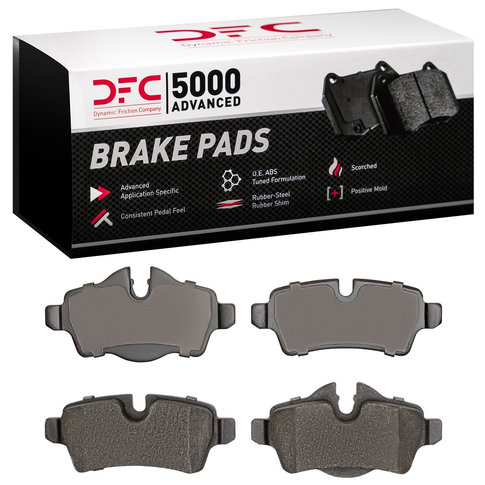DFC 5000 Advanced Low-Metallic Brake Pads (4 Pads) — image 3