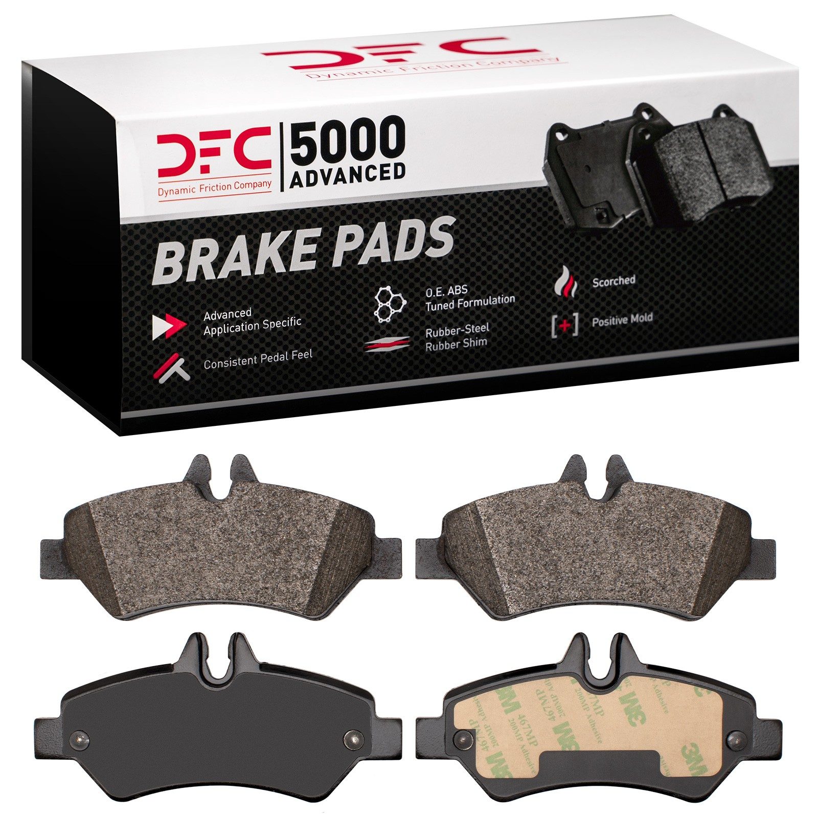 Dynamic Friction 5000 Advanced Brake Pads Without Hardware - 1551-1317-00 — image 2