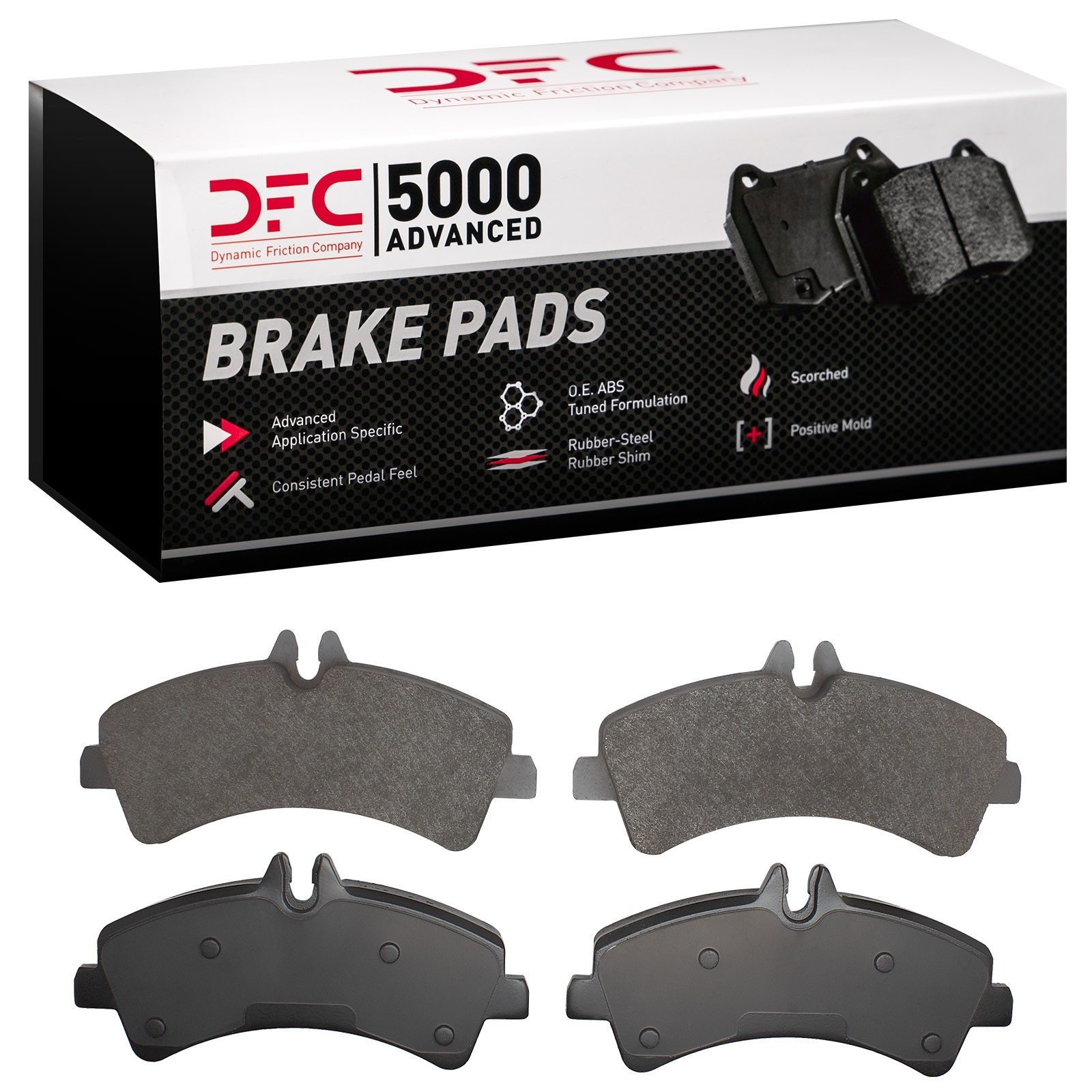 Dynamic Friction 5000 Advanced Brake Pads Without Hardware - 1551-1318-00 — image 2