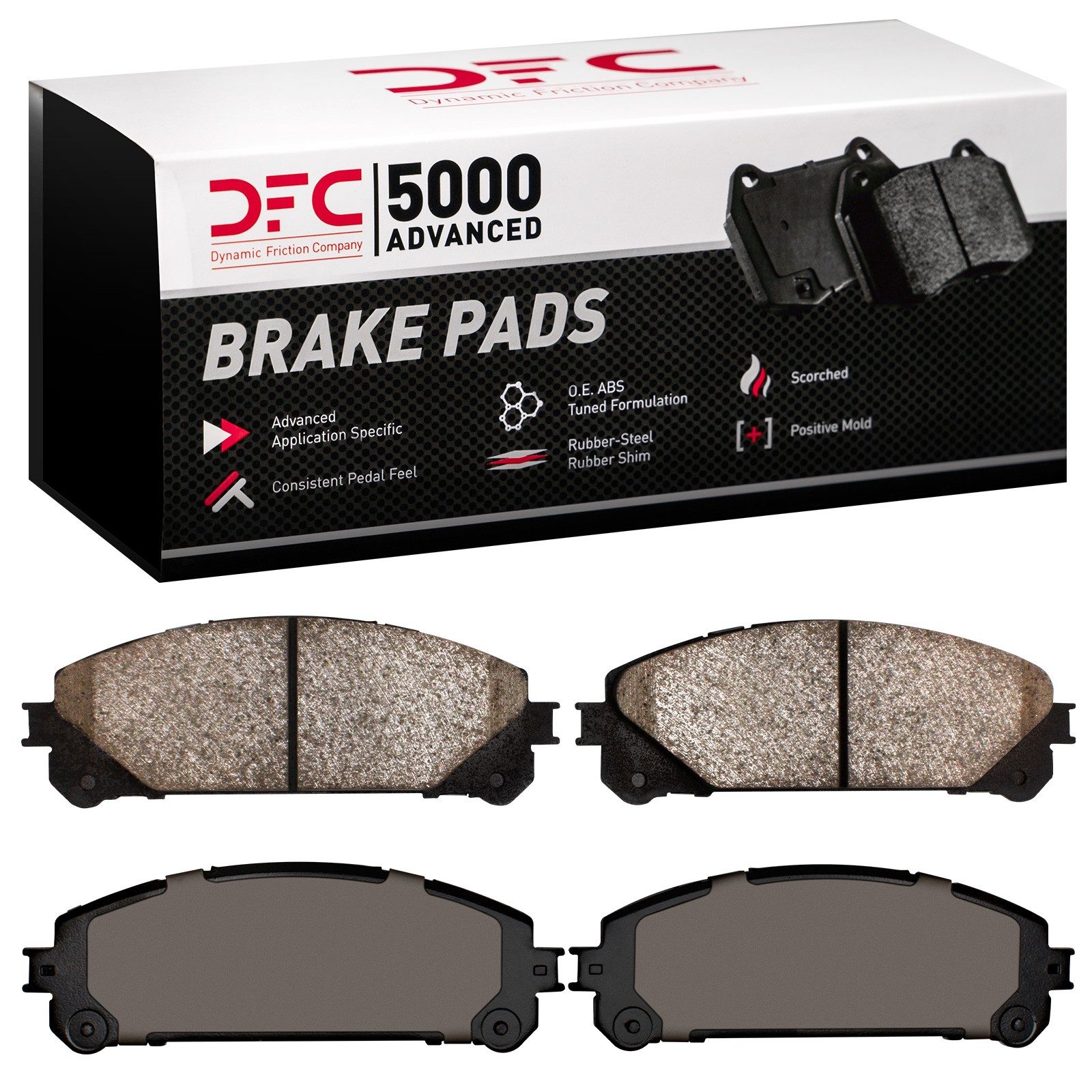 Dynamic Friction 5000 Advanced Brake Pads Without Hardware - 1551-1324-00 — image 2