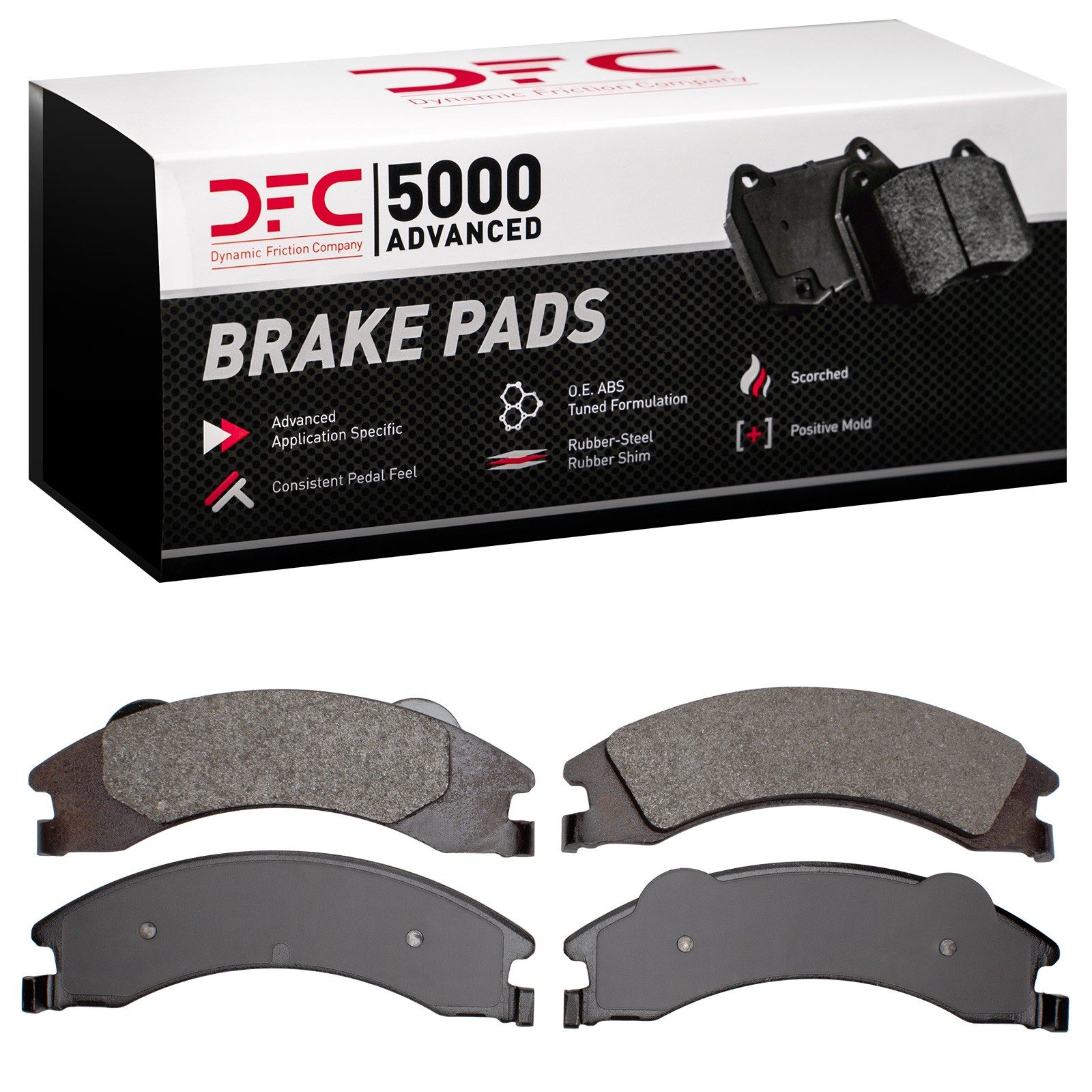 DFC Rear 5000 Advanced Semi-Metallic Brake Pads (4 Pads) — image 3