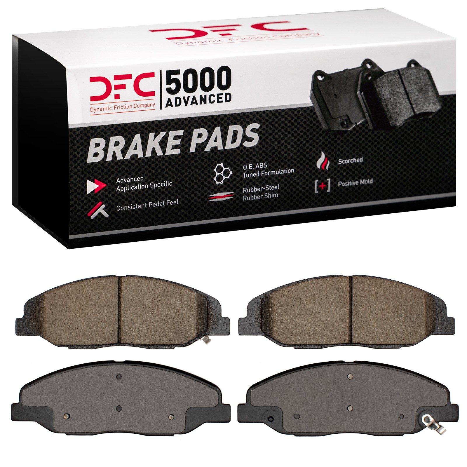 DFC Front 5000 Advanced Ceramic Brake Pads (4 Pads) — image 2