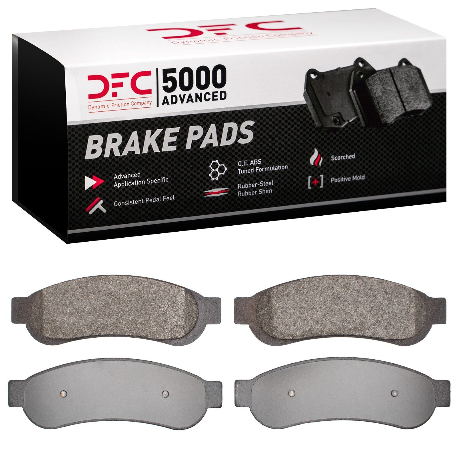 Dynamic Friction 5000 Advanced Brake Pads Without Hardware - 1551-1334-00 — image 3
