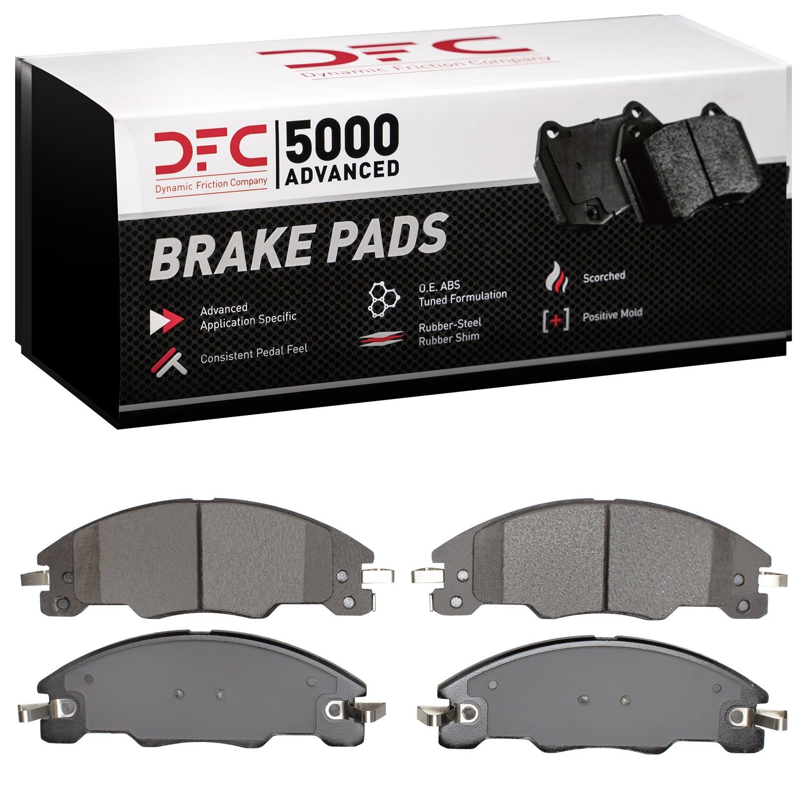 DFC 5000 Advanced Ceramic Brake Pads (4 Pads) — image 2