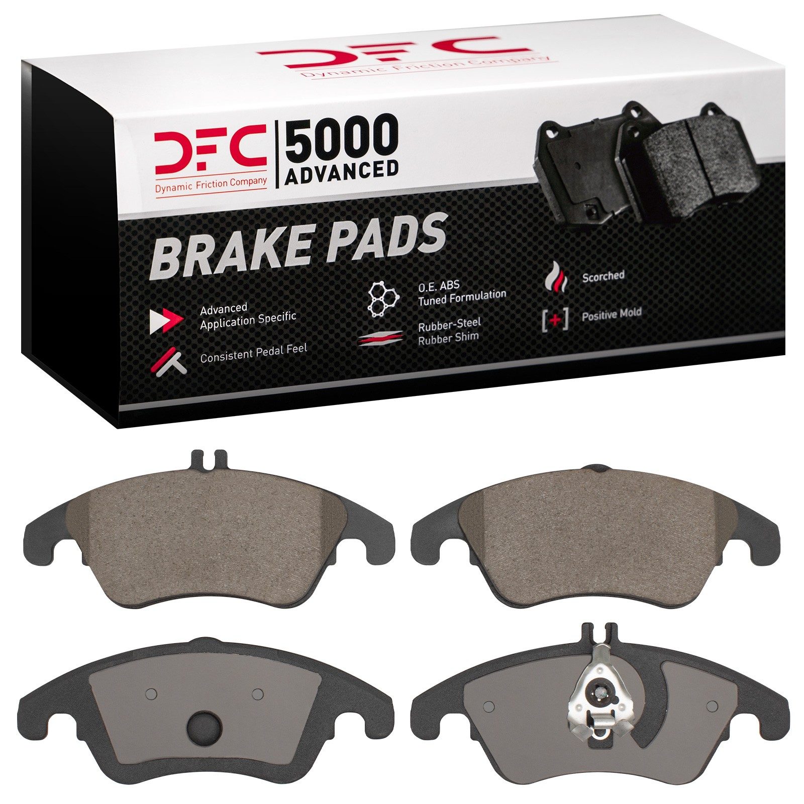 DFC 5000 Advanced Ceramic Brake Pads (4 Pads) — image 2