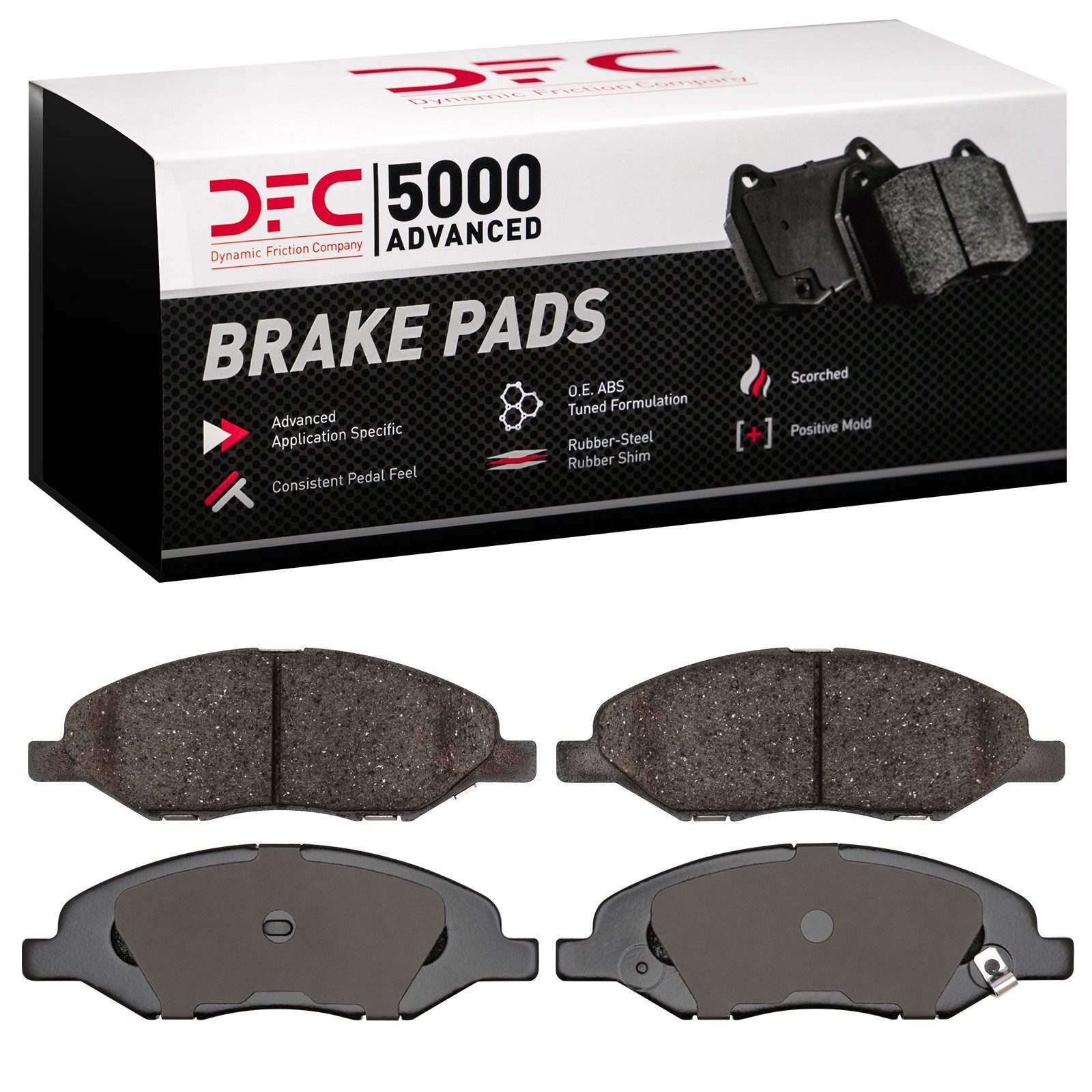 DFC 5000 Advanced Ceramic Brake Pads (4 Pads) — image 2