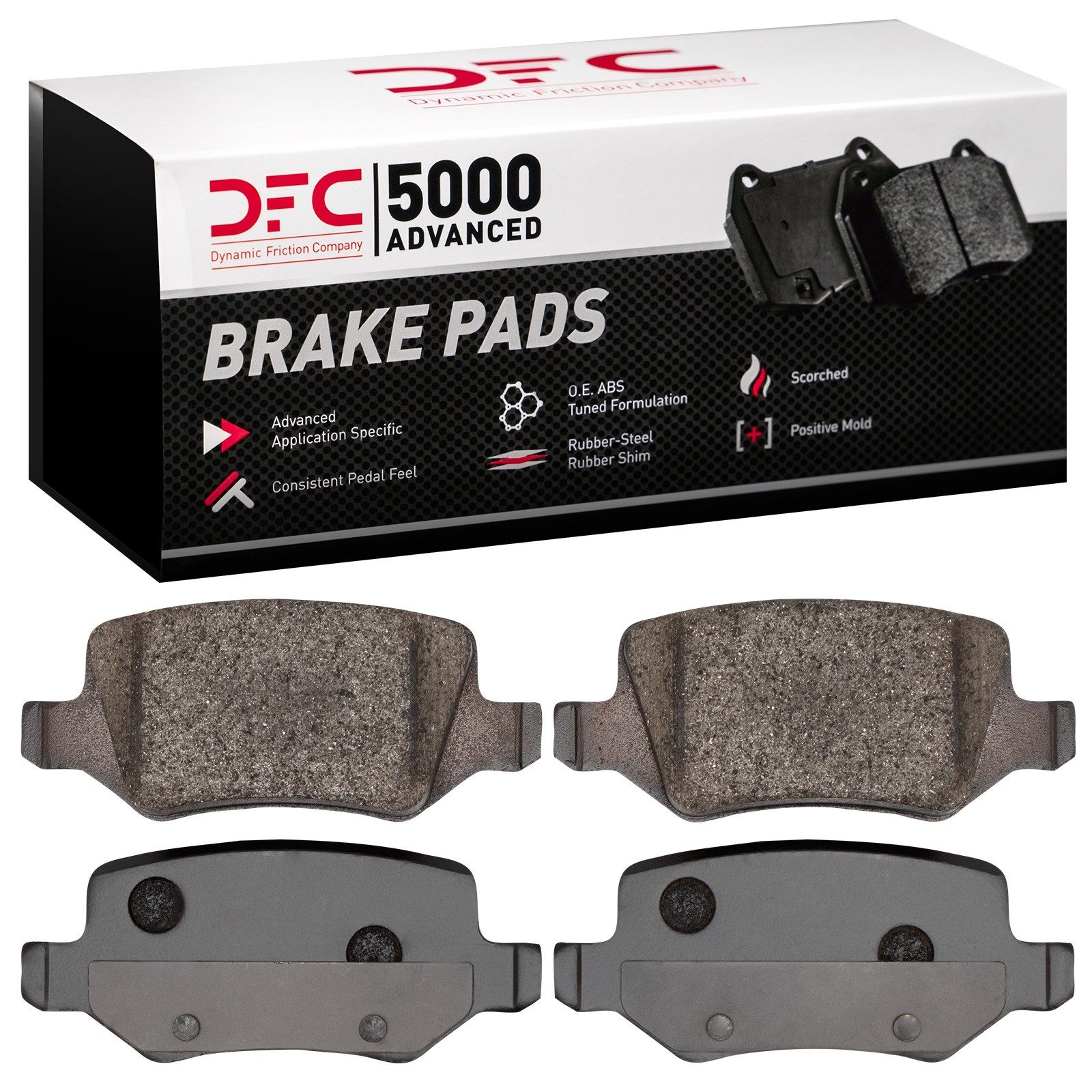 Dynamic Friction 5000 Advanced Brake Pads Without Hardware - 1551-1358-00 — image 2