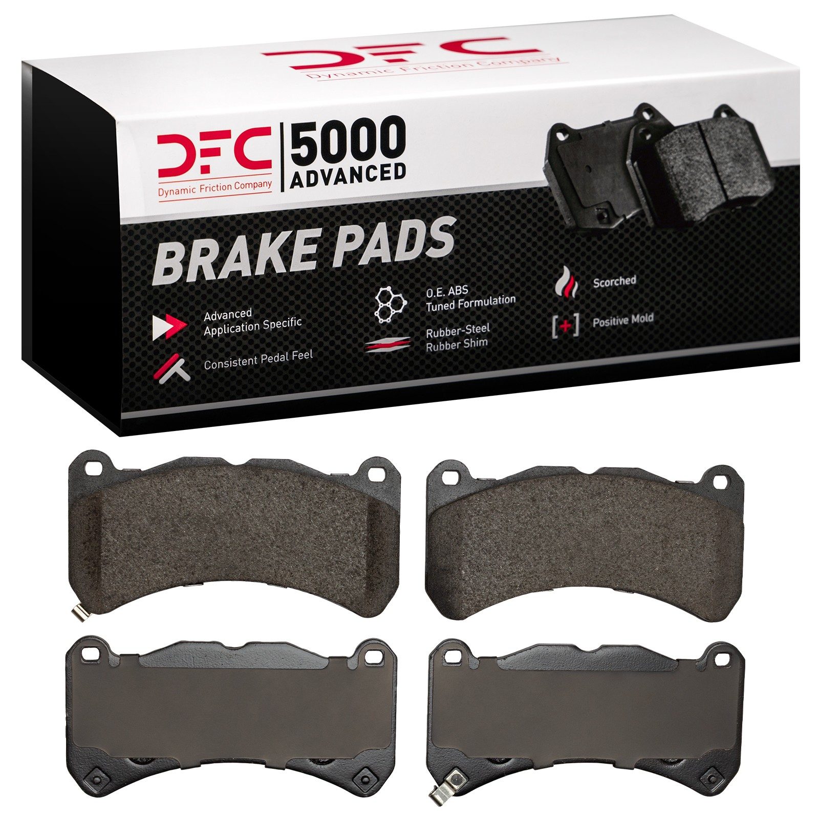 DFC 5000 Advanced Low-Metallic Brake Pads (4 Pads) — image 2