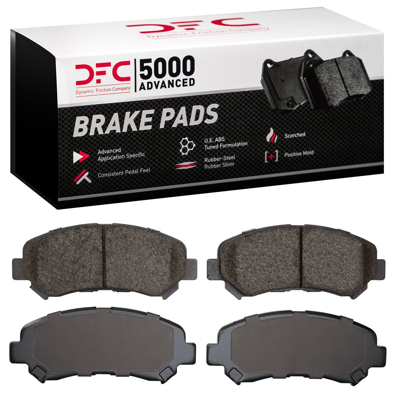DFC 5000 Advanced Ceramic Brake Pads (4 Pads) — image 2