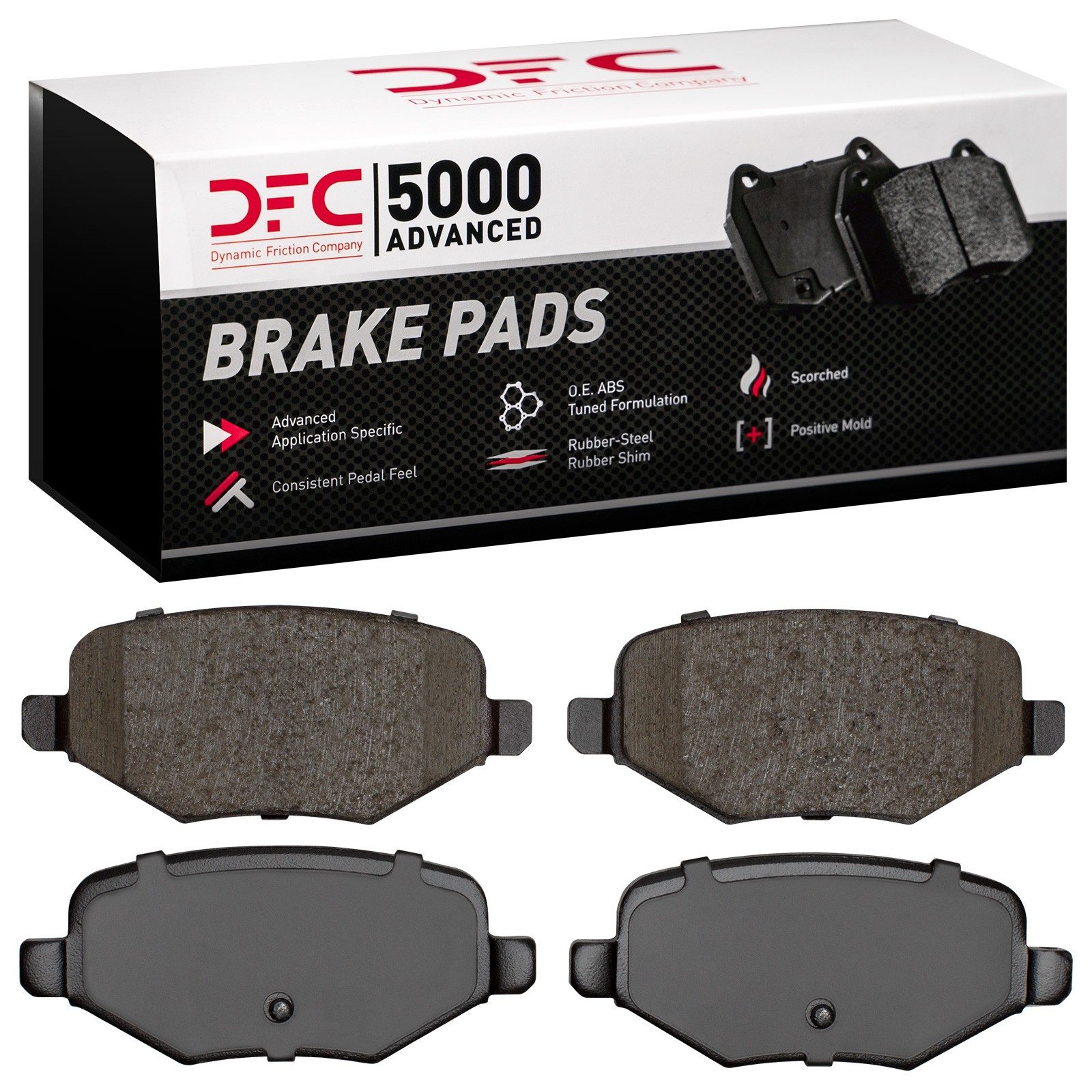 DFC 5000 Advanced Ceramic Brake Pads (4 Pads) — image 2