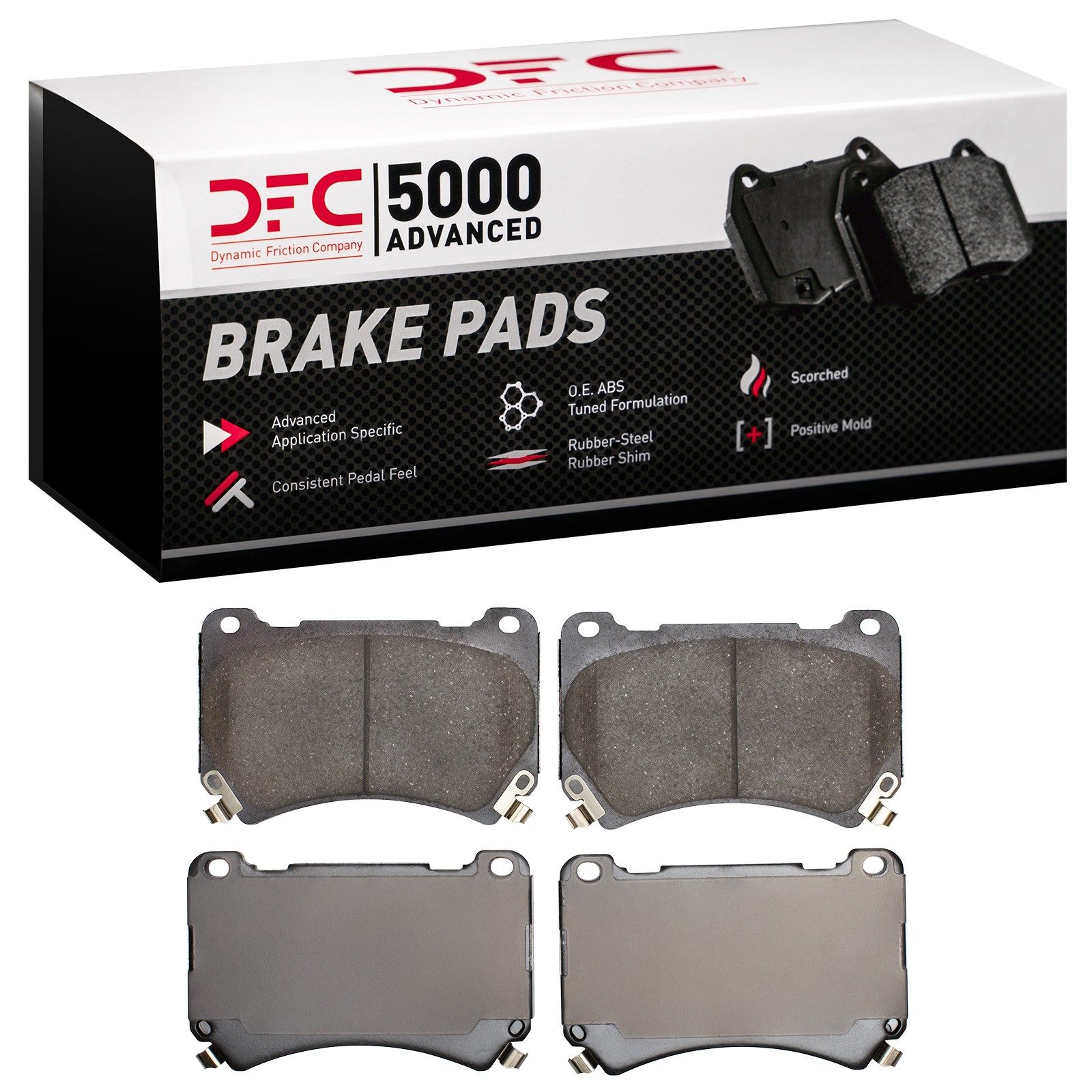 Dynamic Friction 5000 Advanced Brake Pads Without Hardware - 1551-1396-00 — image 2