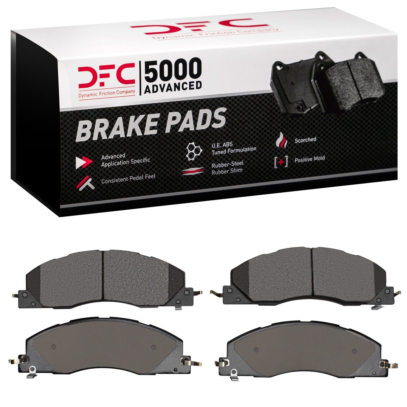 DFC 5000 Advanced Semi-Metallic Brake Pads (4 Pads) — image 2