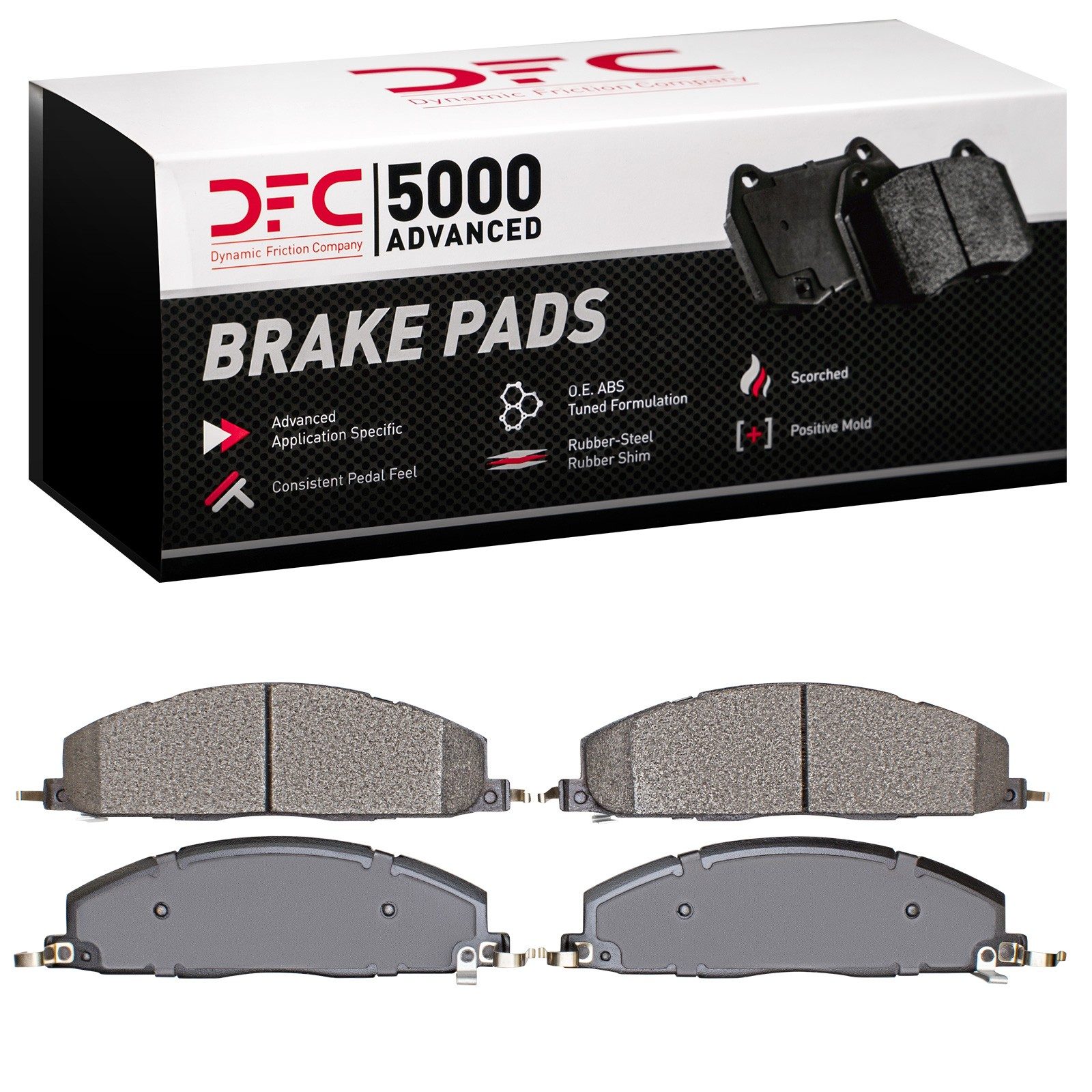 DFC 5000 Advanced Semi-Metallic Brake Pads (4 Pads) — image 2