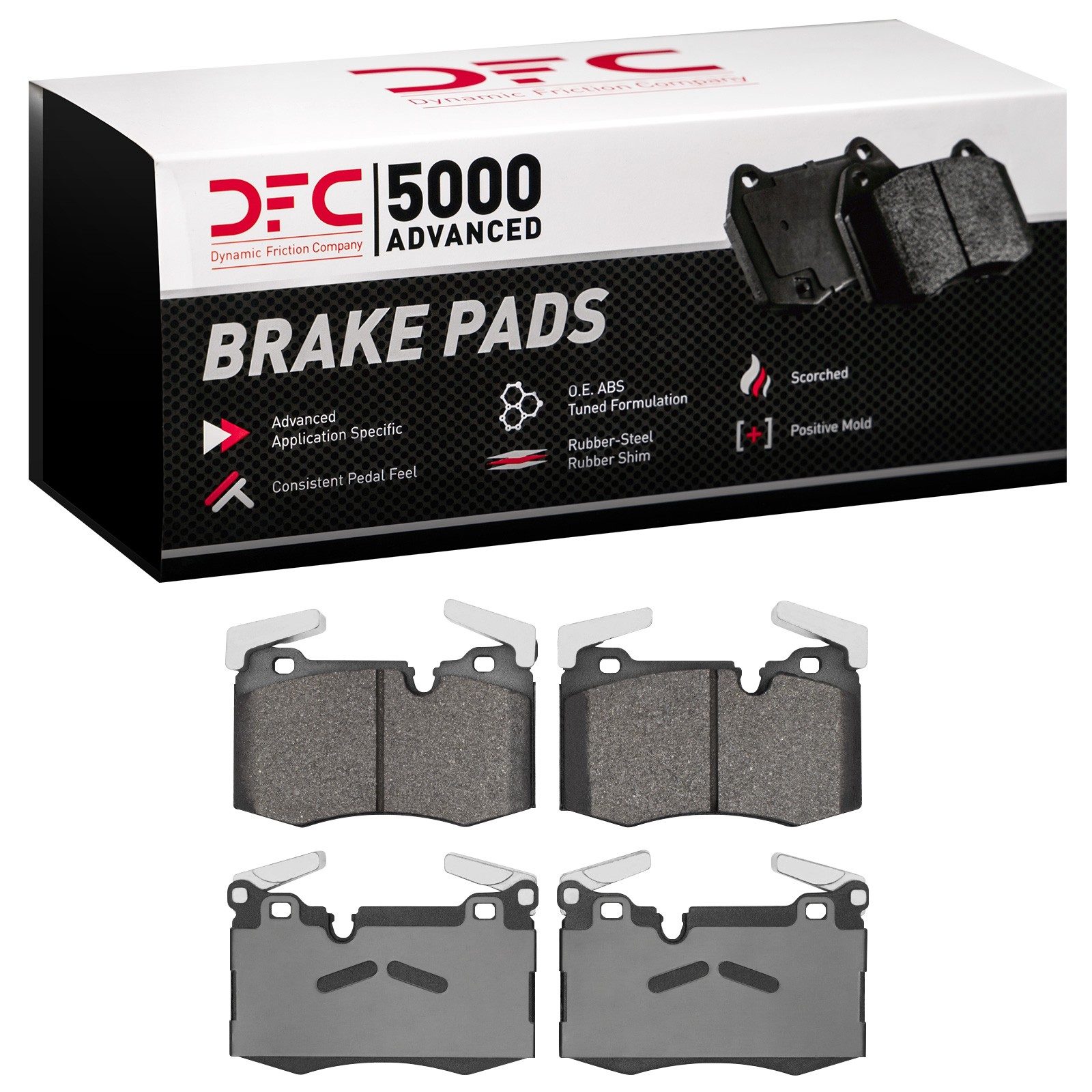 Dynamic Friction 5000 Advanced Brake Pads Without Hardware - 1551-1403-00 — image 2