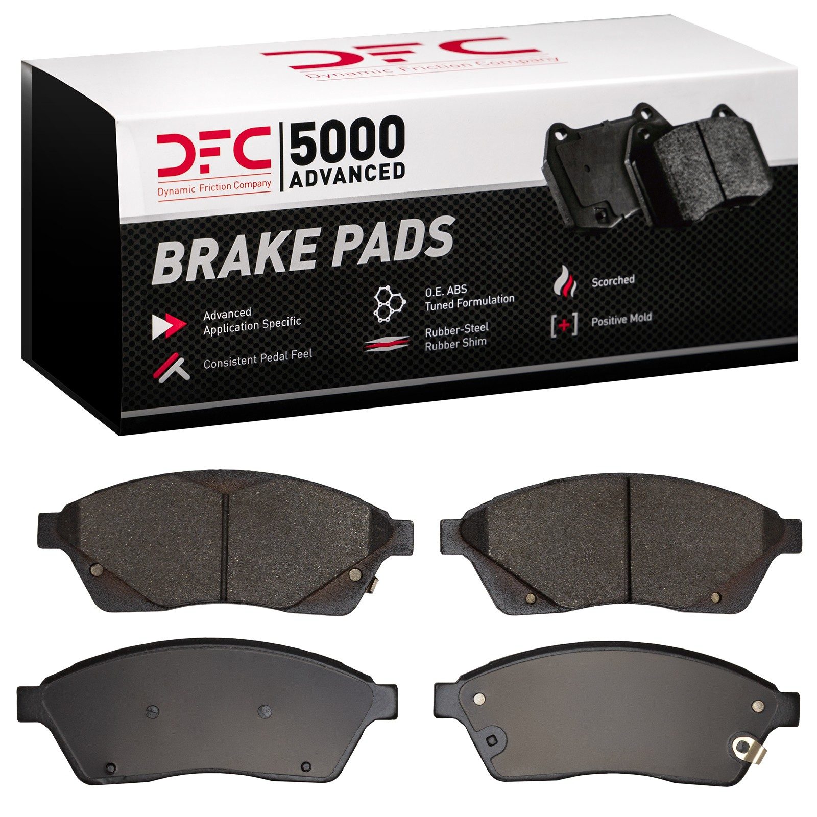 DFC Front 5000 Advanced Low-Metallic Brake Pads (4 Pads) — image 3