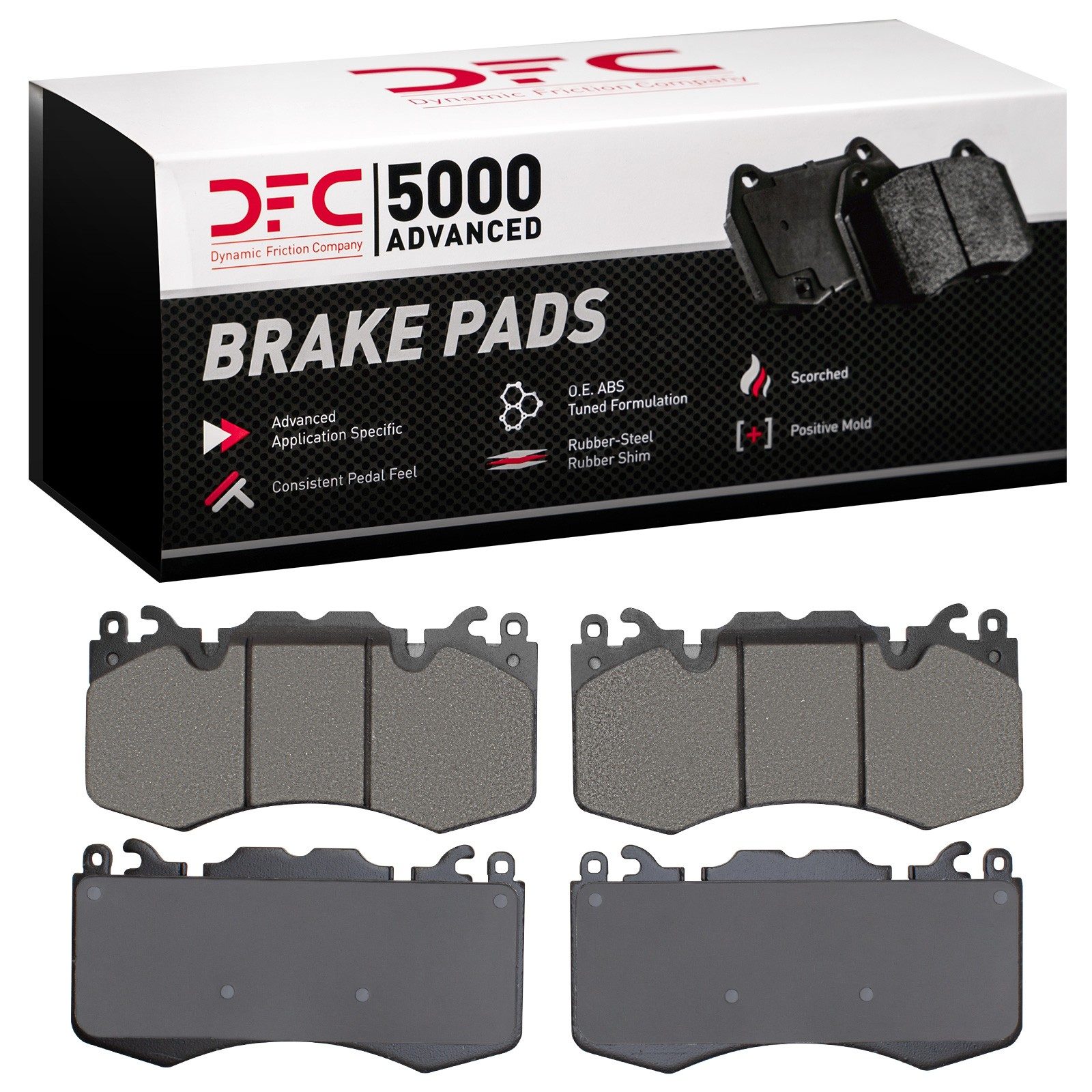 DFC 5000 Advanced Low-Metallic Brake Pads (4 Pads) — image 3