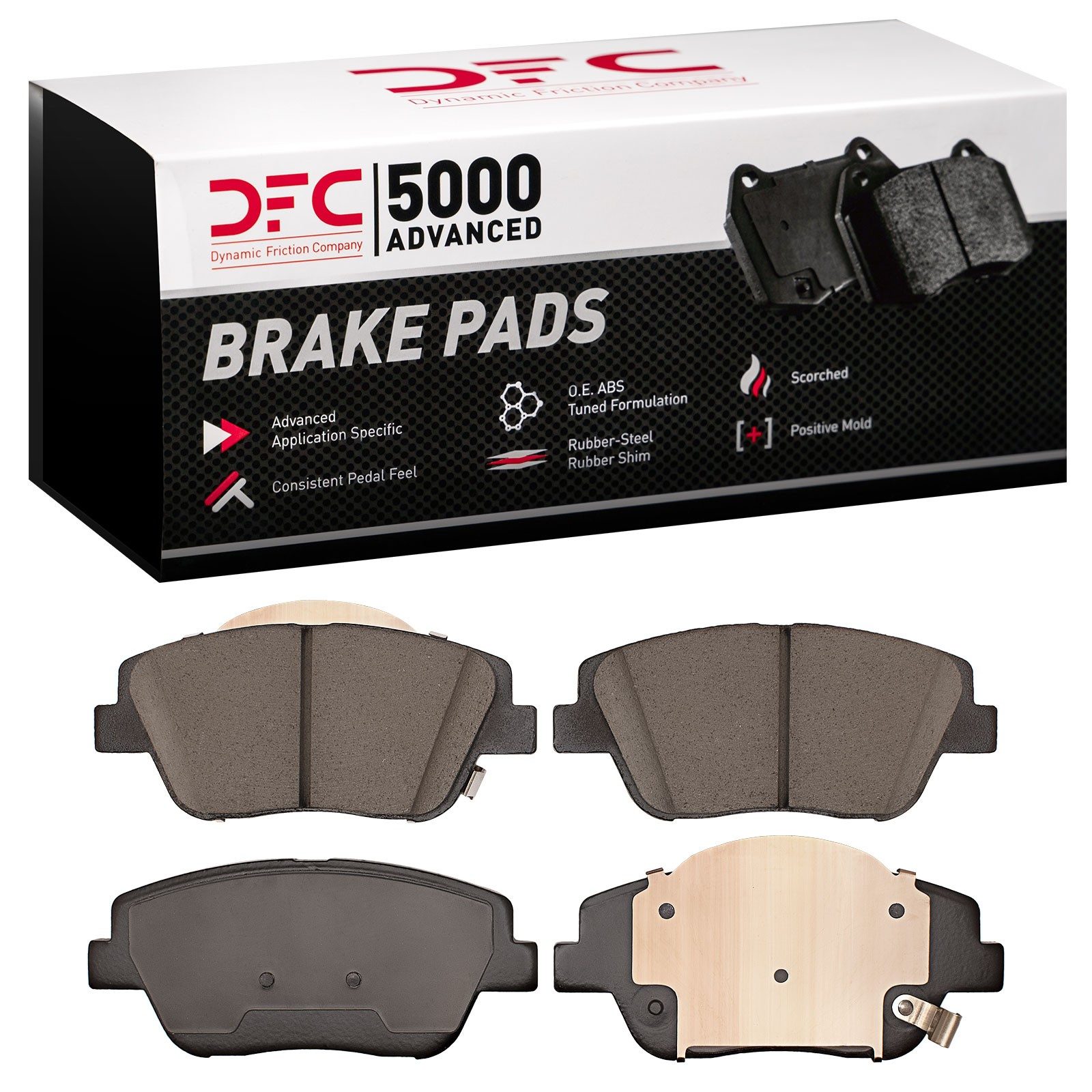 DFC 5000 Advanced Ceramic Brake Pads (4 Pads) — image 2
