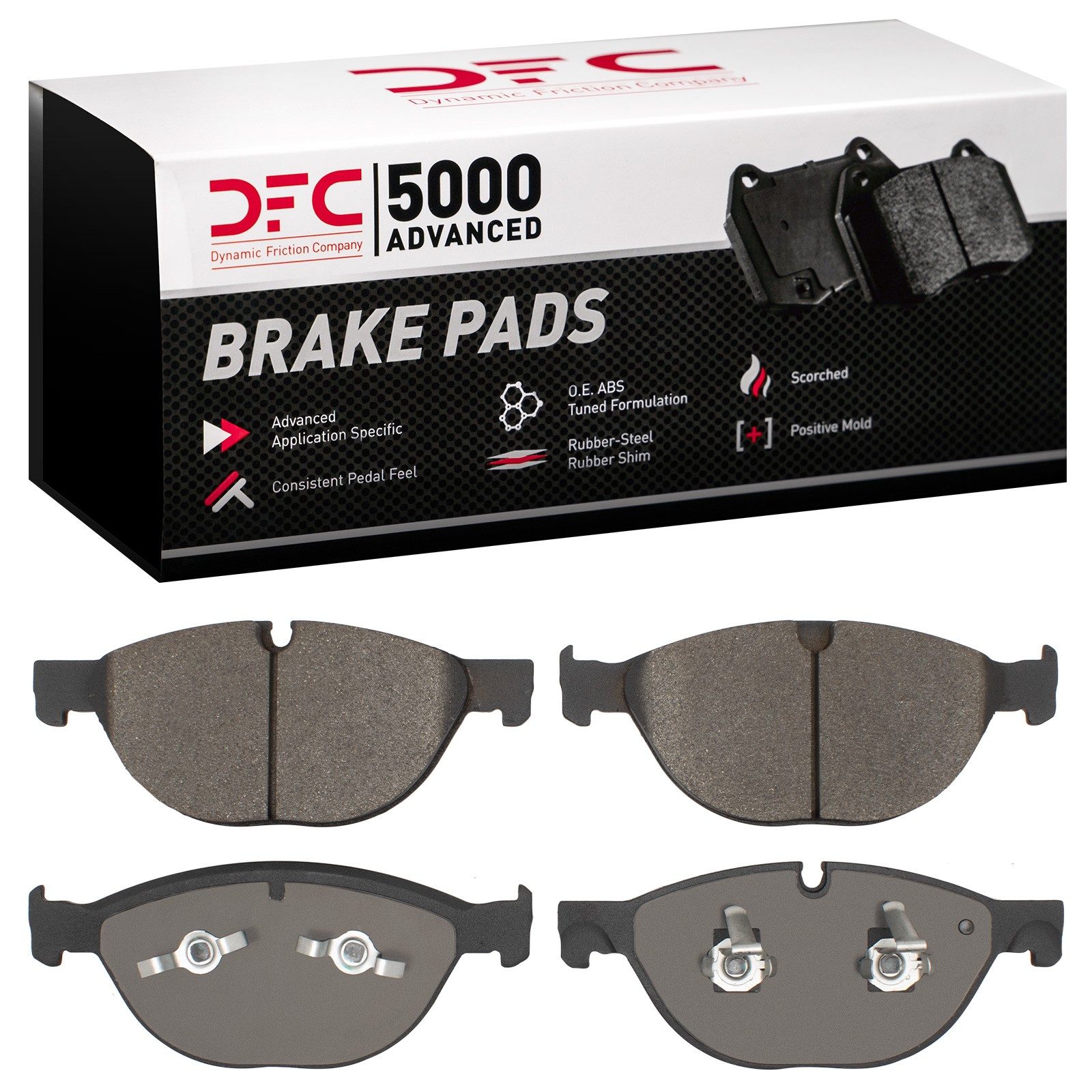 DFC Front 5000 Advanced Low-Metallic Brake Pads (4 Pads) — image 3