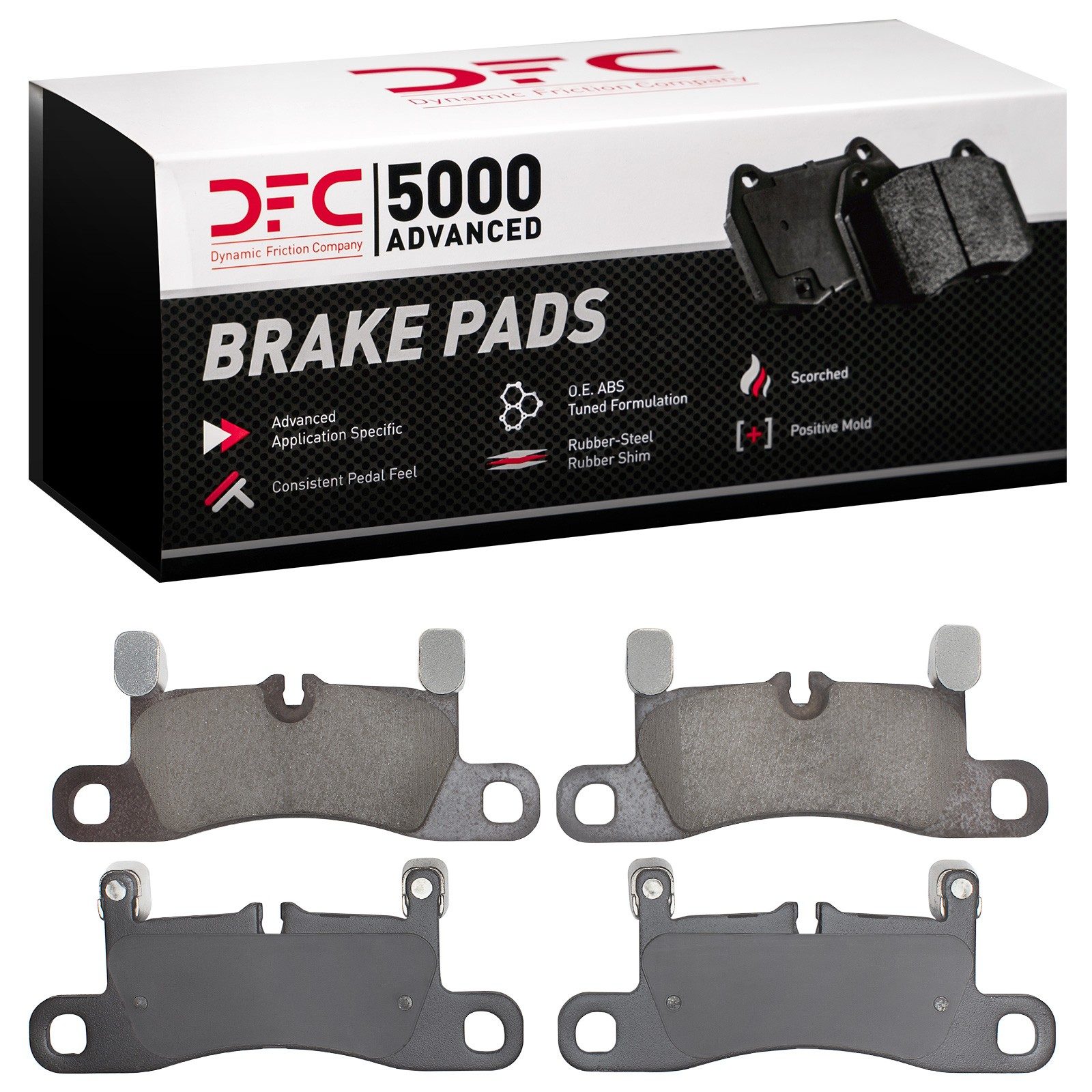 DFC 5000 Advanced Ceramic Brake Pads (4 Pads) — image 2