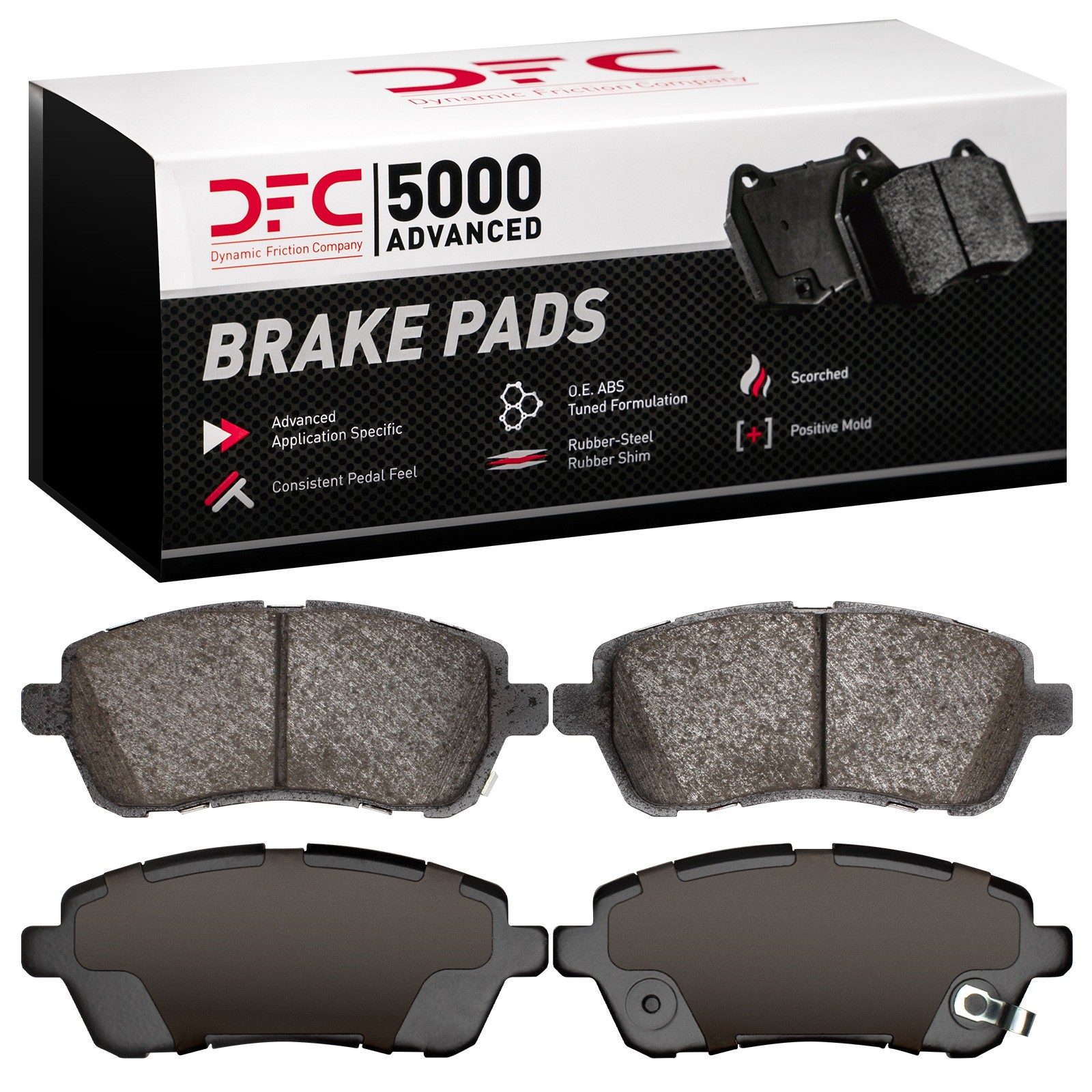 DFC 5000 Advanced Ceramic Brake Pads (4 Pads) — image 2