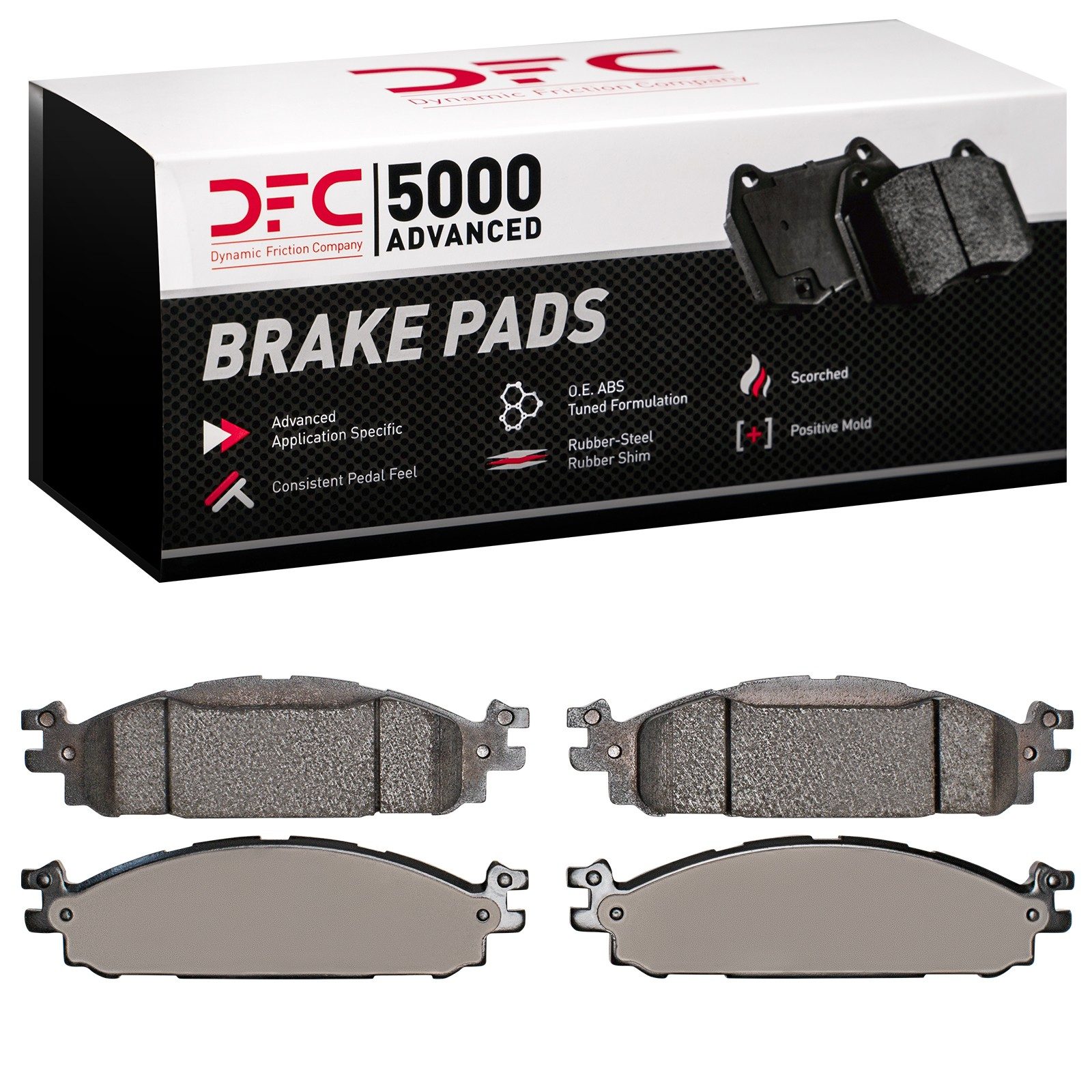 DFC 5000 Advanced Ceramic Brake Pads (4 Pads) — image 2