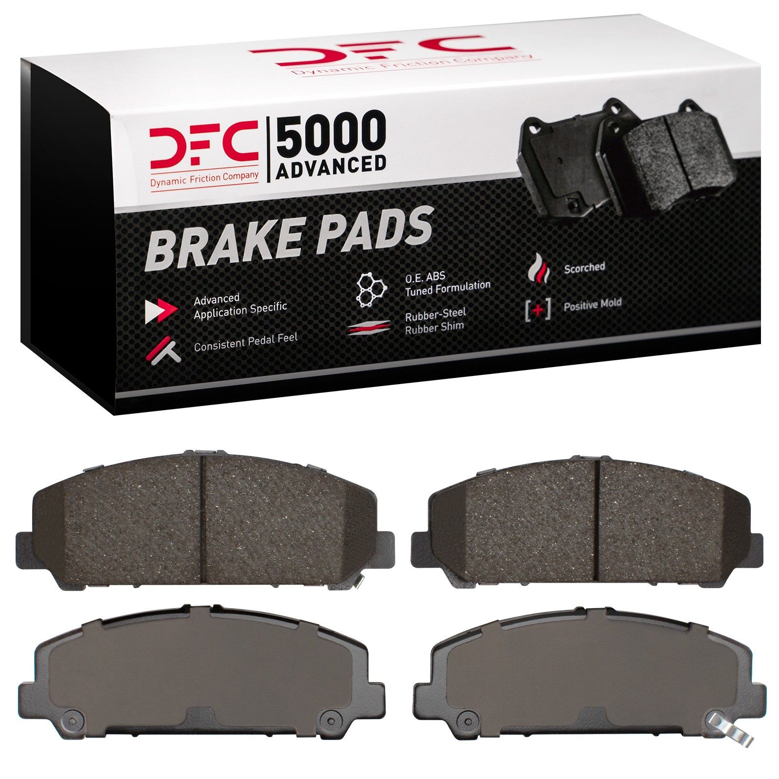DFC Front 5000 Advanced Ceramic Brake Pads (4 Pads) — image 2