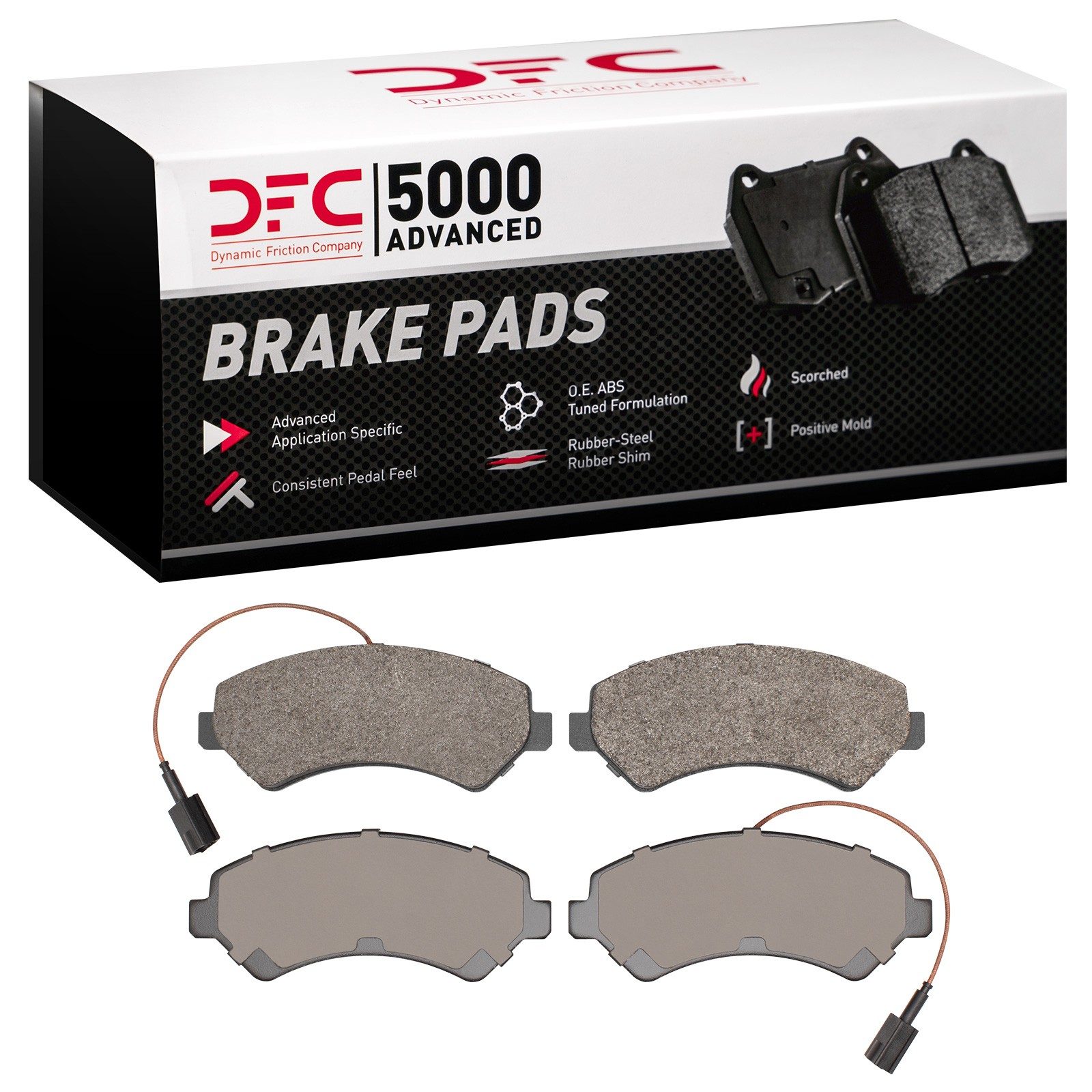 Dynamic Friction 5000 Advanced Brake Pads Without Hardware - 1551-1540-20 — image 2