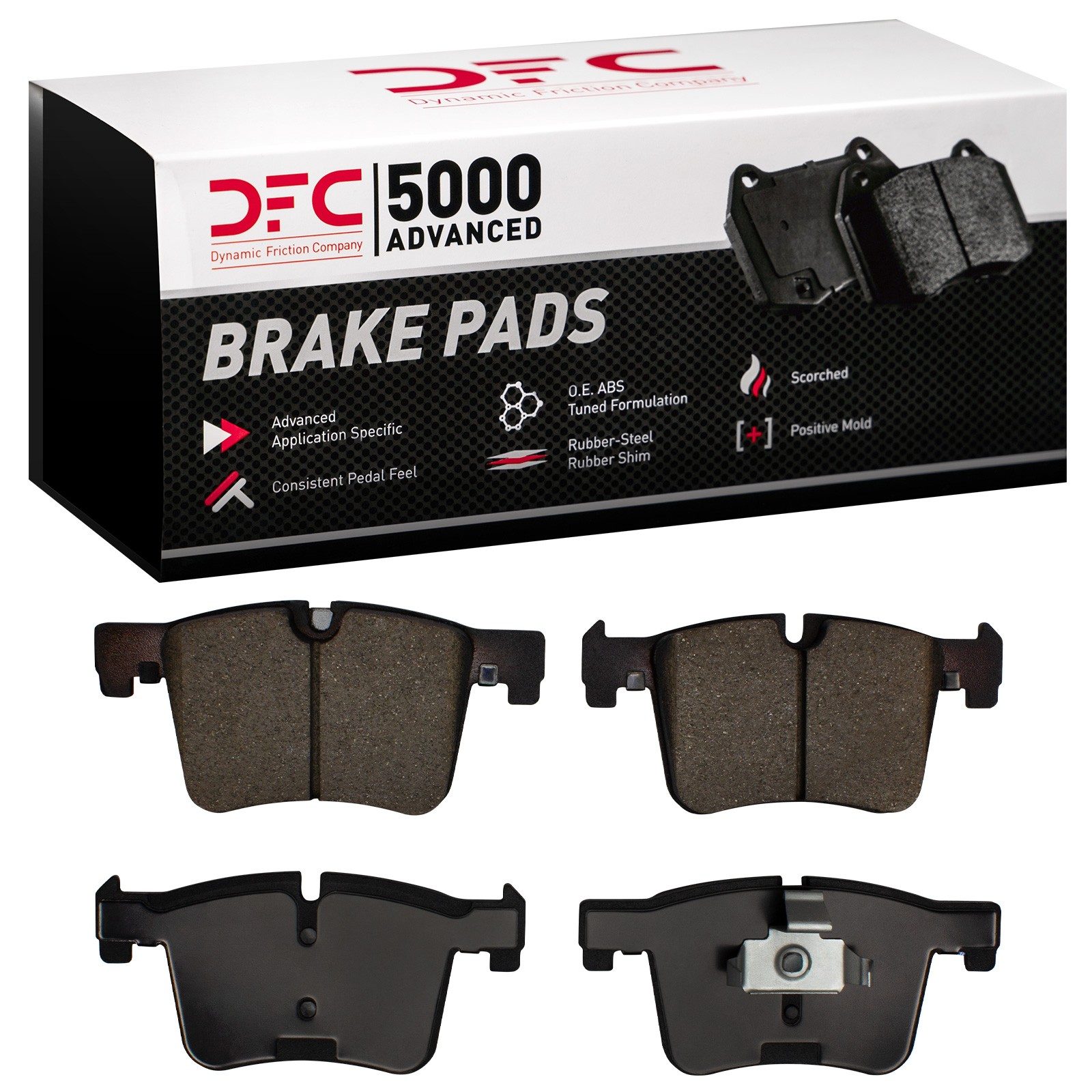 DFC Front 5000 Advanced Ceramic Brake Pads (4 Pads) — image 2