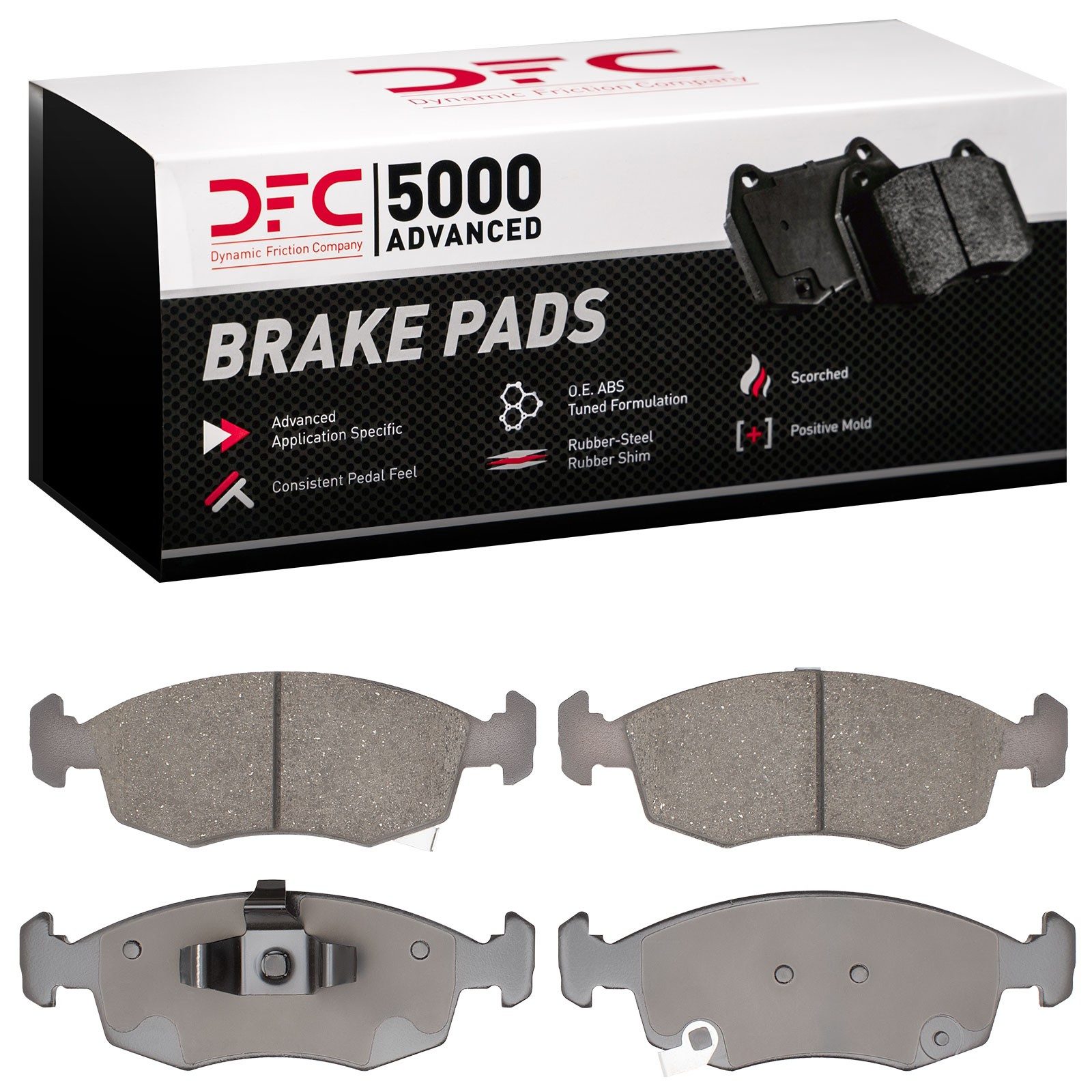 DFC 5000 Advanced Ceramic Brake Pads (4 Pads) — image 2