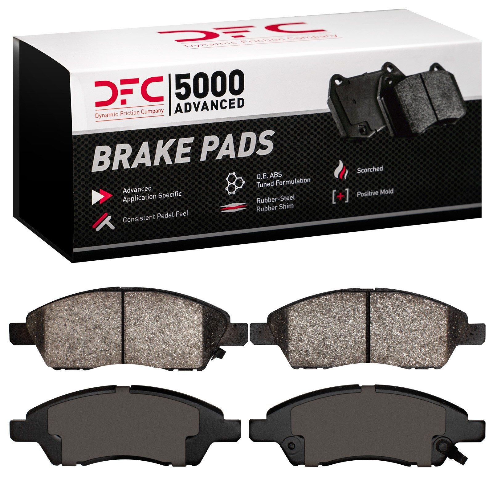 DFC 5000 Advanced Ceramic Brake Pads (4 Pads) — image 2