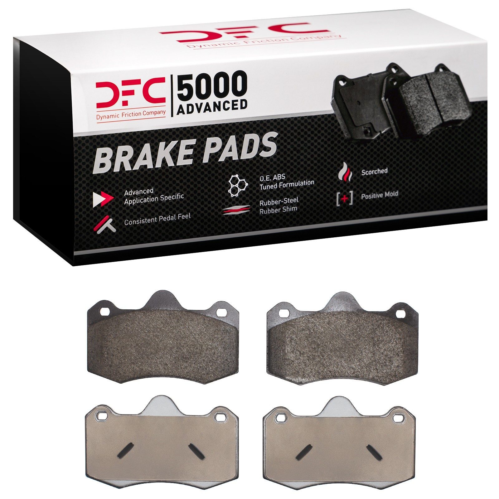 DFC 5000 Advanced Low-Metallic Brake Pads (4 Pads) — image 2