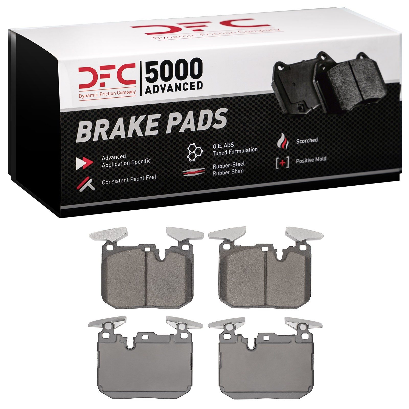 DFC Front 5000 Advanced Ceramic Brake Pads (4 Pads) — image 3