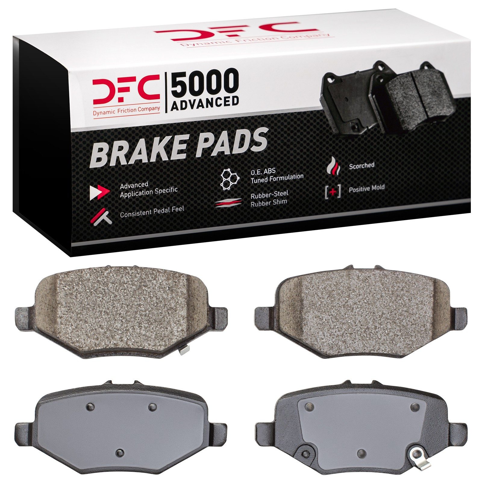 DFC 5000 Advanced Ceramic Brake Pads (4 Pads) — image 2