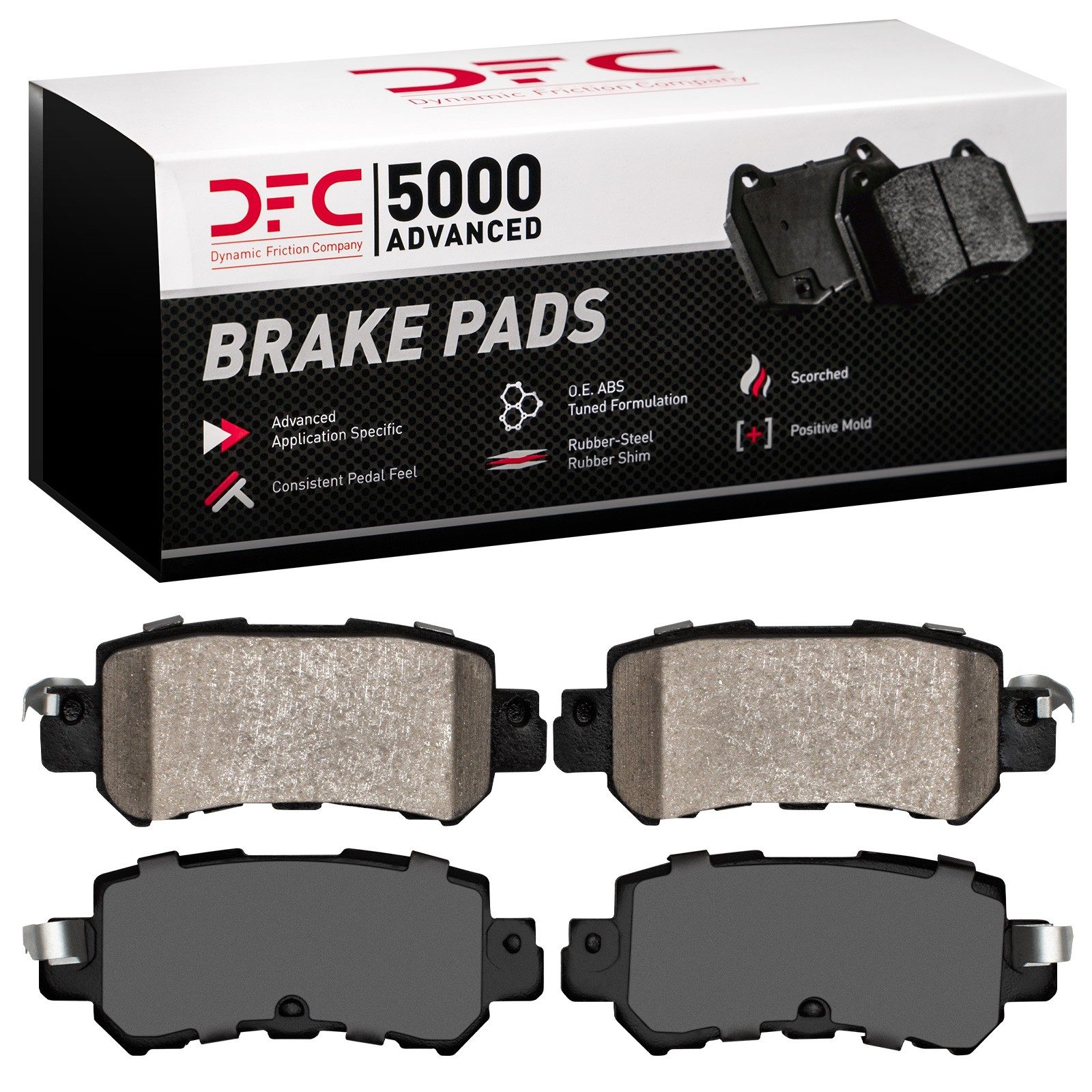 Dynamic Friction 5000 Advanced Brake Pads Without Hardware - 1551-1624-00 — image 3