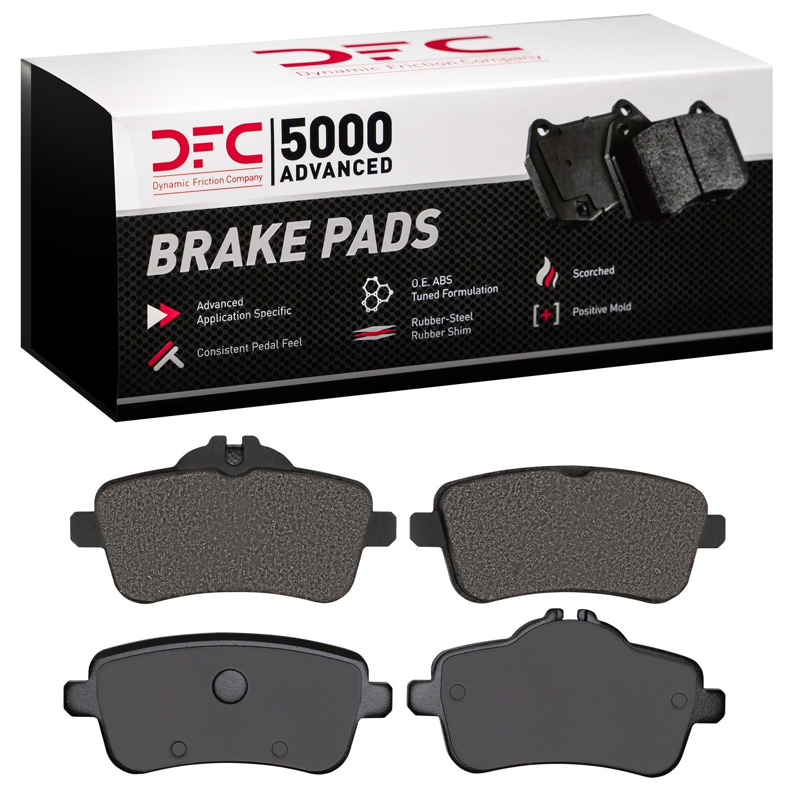 DFC 5000 Advanced Low-Metallic Brake Pads (4 Pads) — image 2