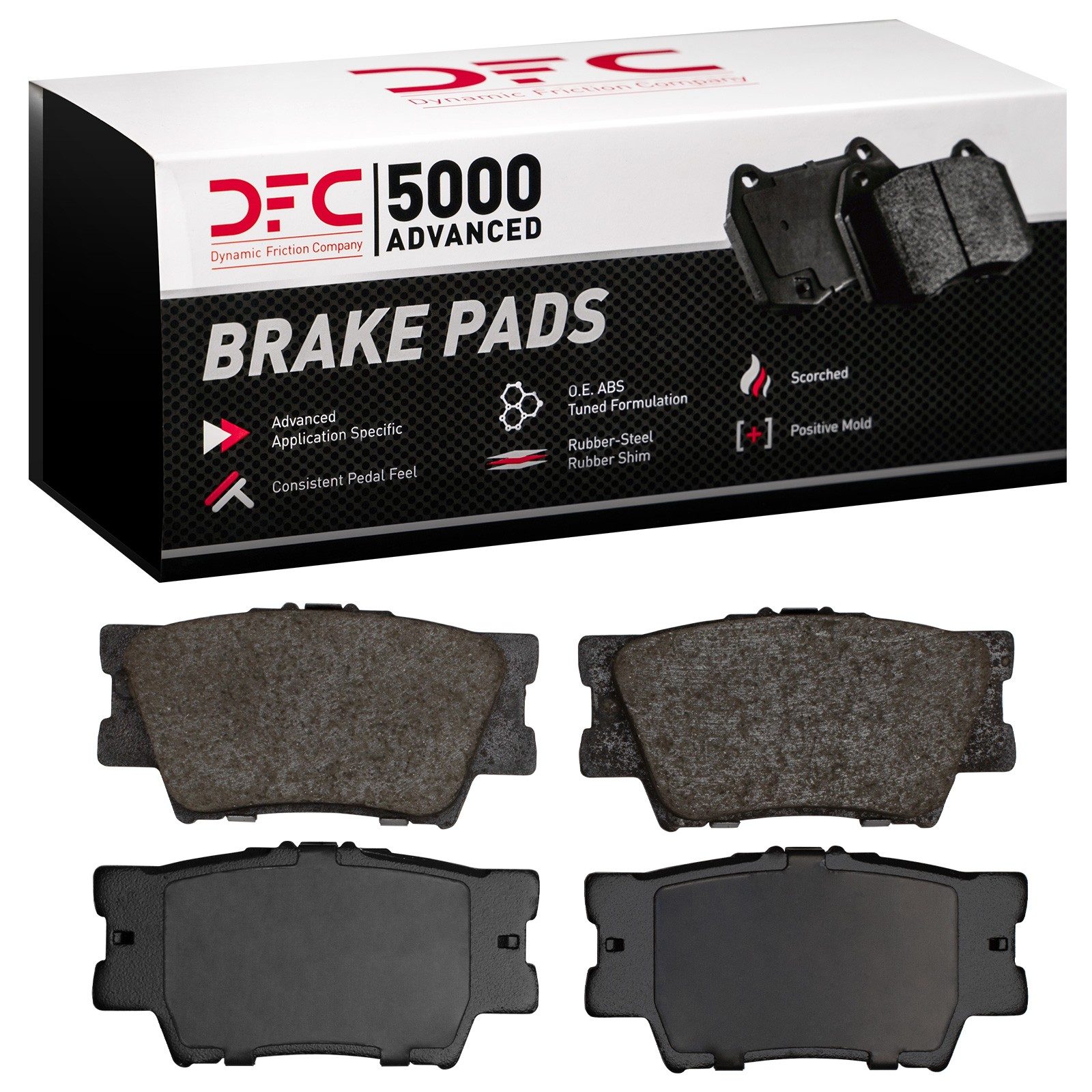 DFC 5000 Advanced Ceramic Brake Pads (4 Pads) — image 2